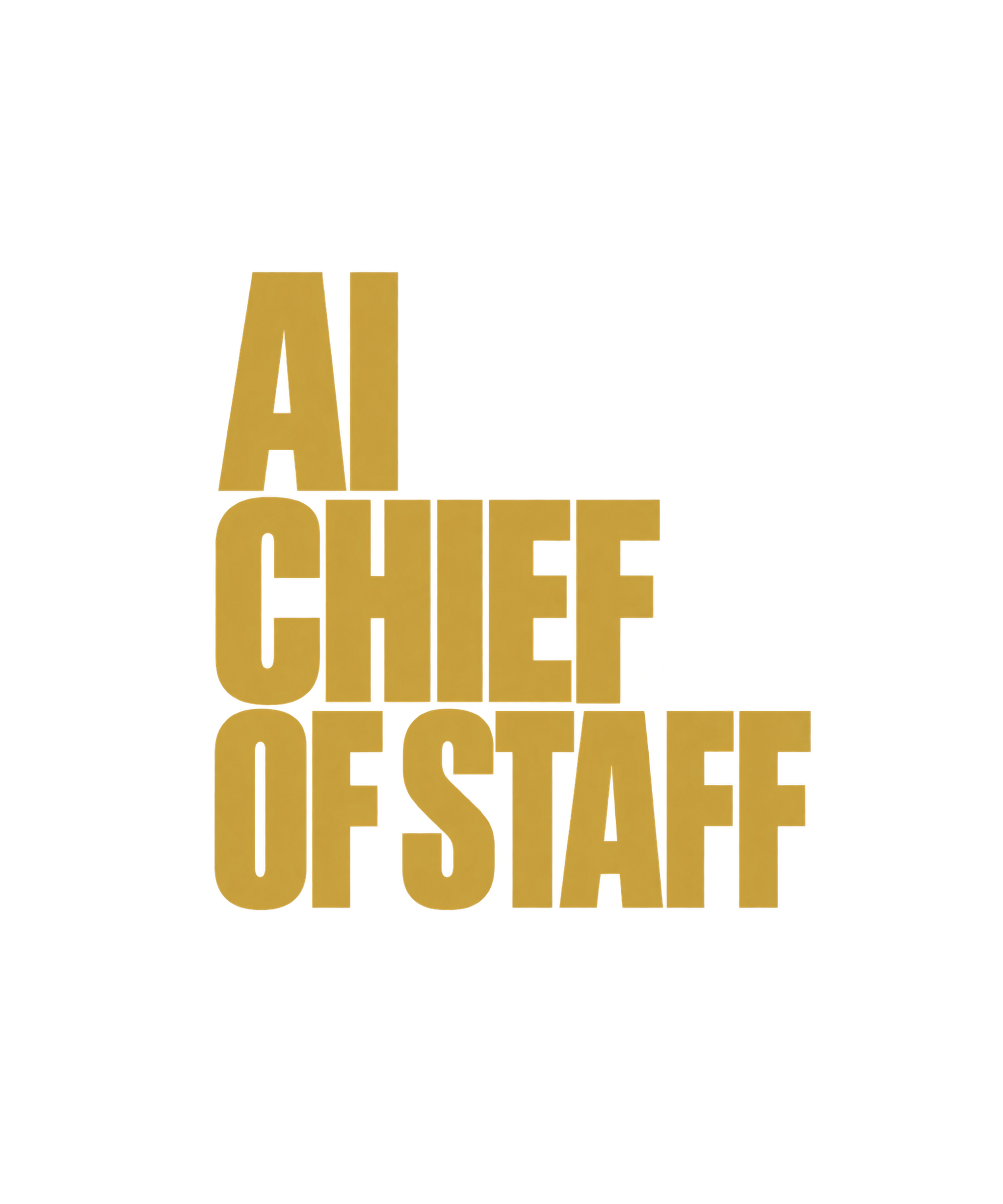 AI Chief Of Staff Tee — Black, view 3