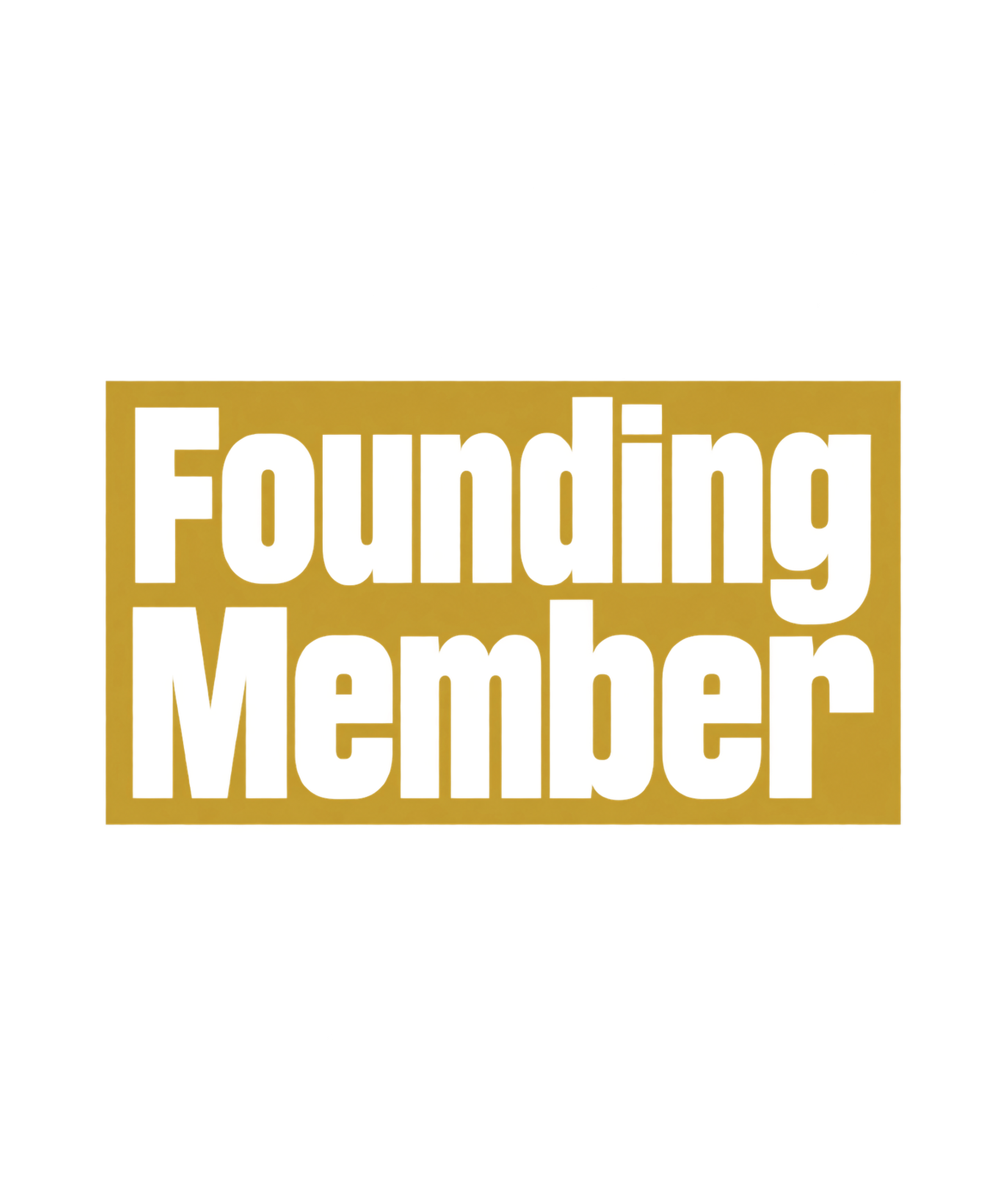 Founding Member Box Logo Tee — Black, view 3