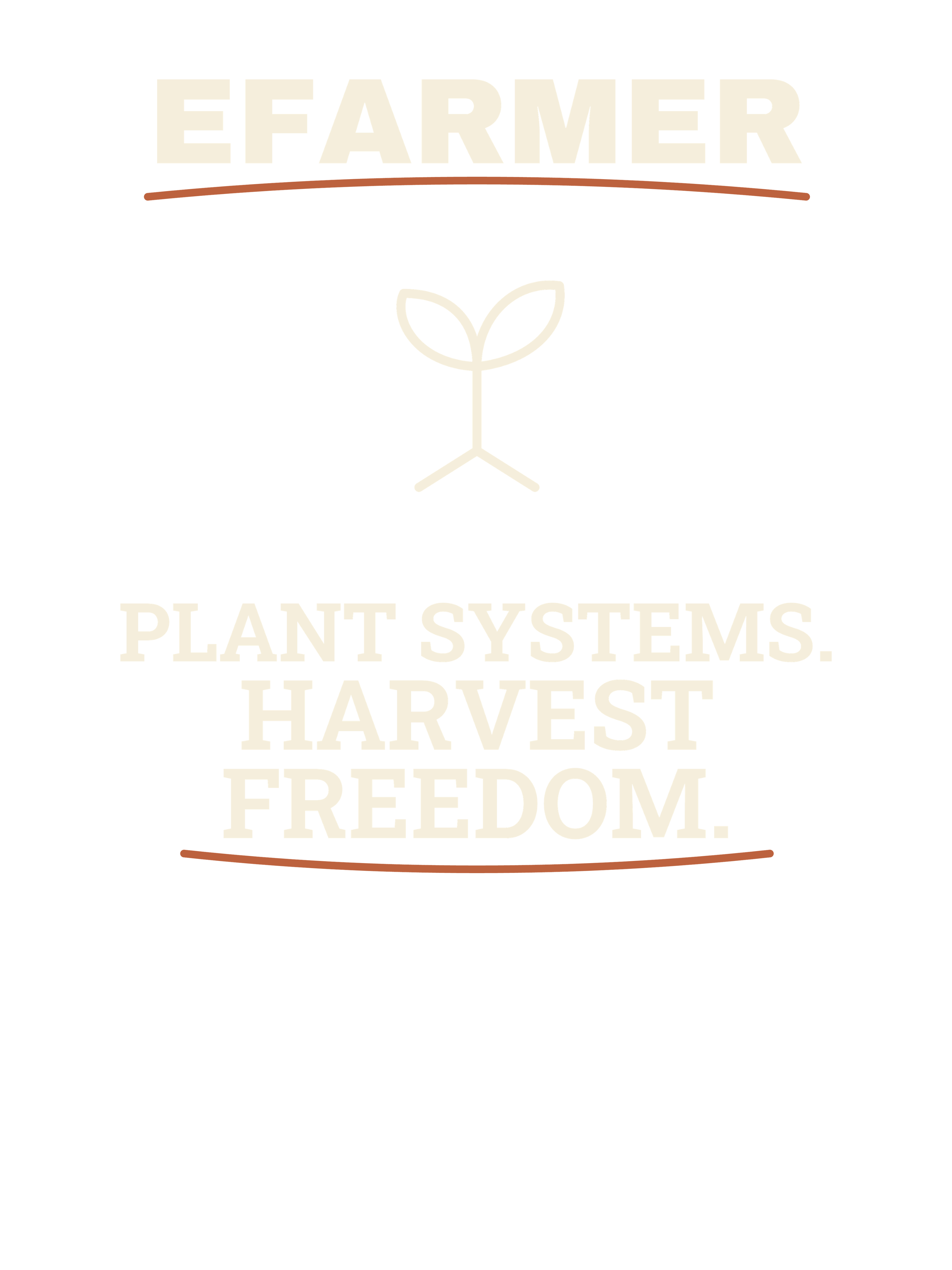 Efarmer — Plant Systems. Harvest Freedom. Tee — Black, view 3