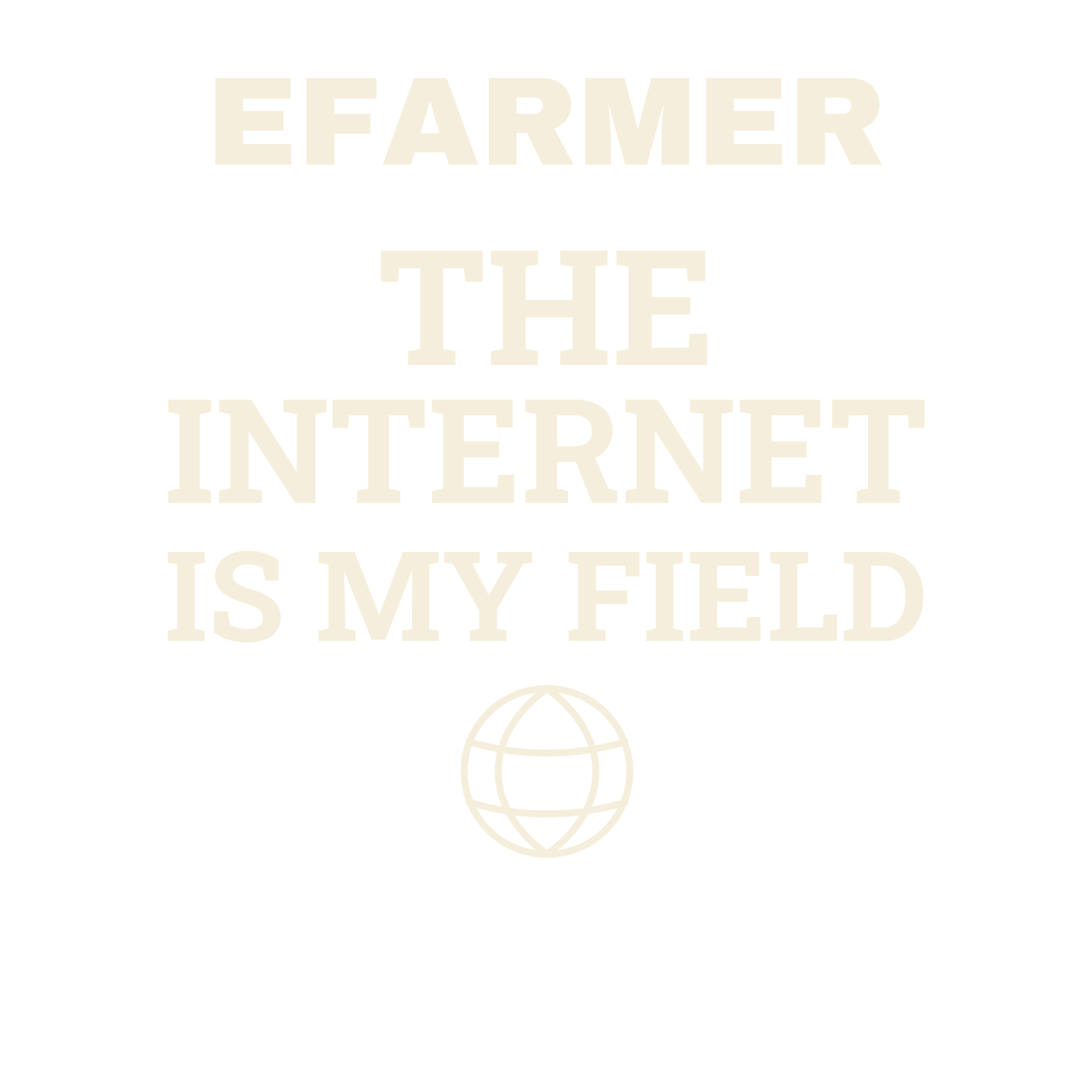 Efarmer — The Internet Is My Field Hoodie — Black, view 3