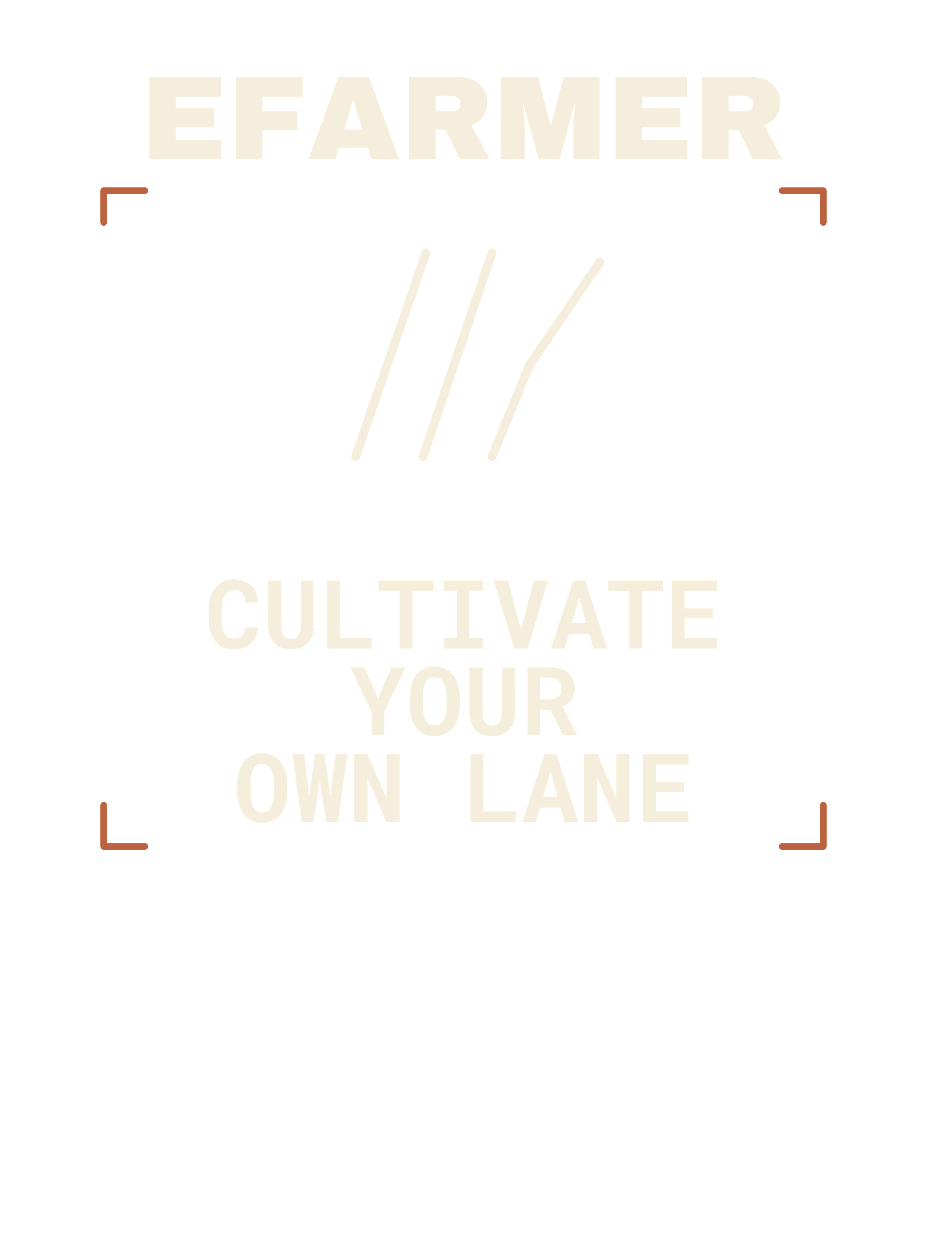 Efarmer — Cultivate Your Own Lane Tee — Black, view 3