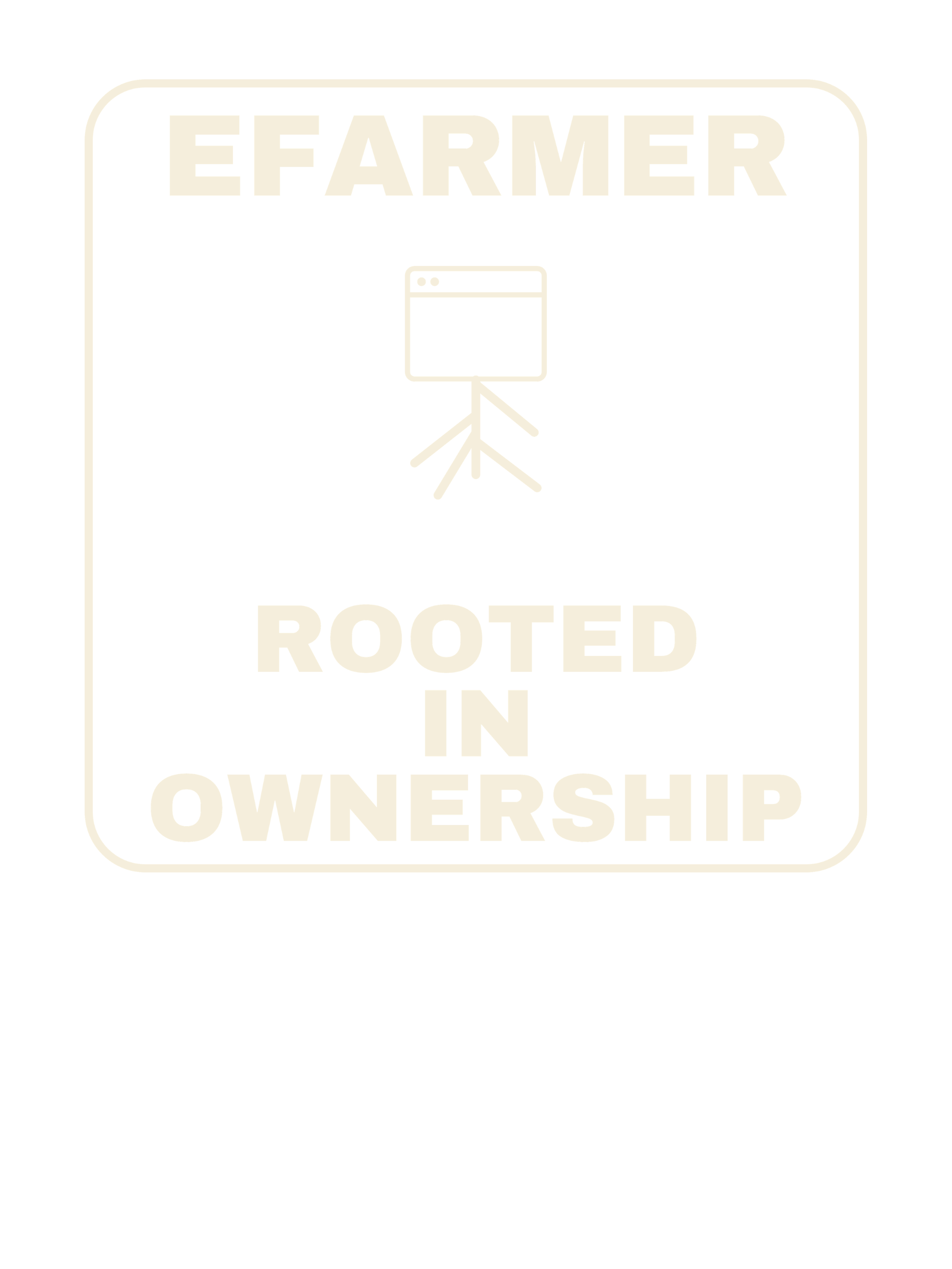 Efarmer — Rooted in Ownership Tee — Black, view 3