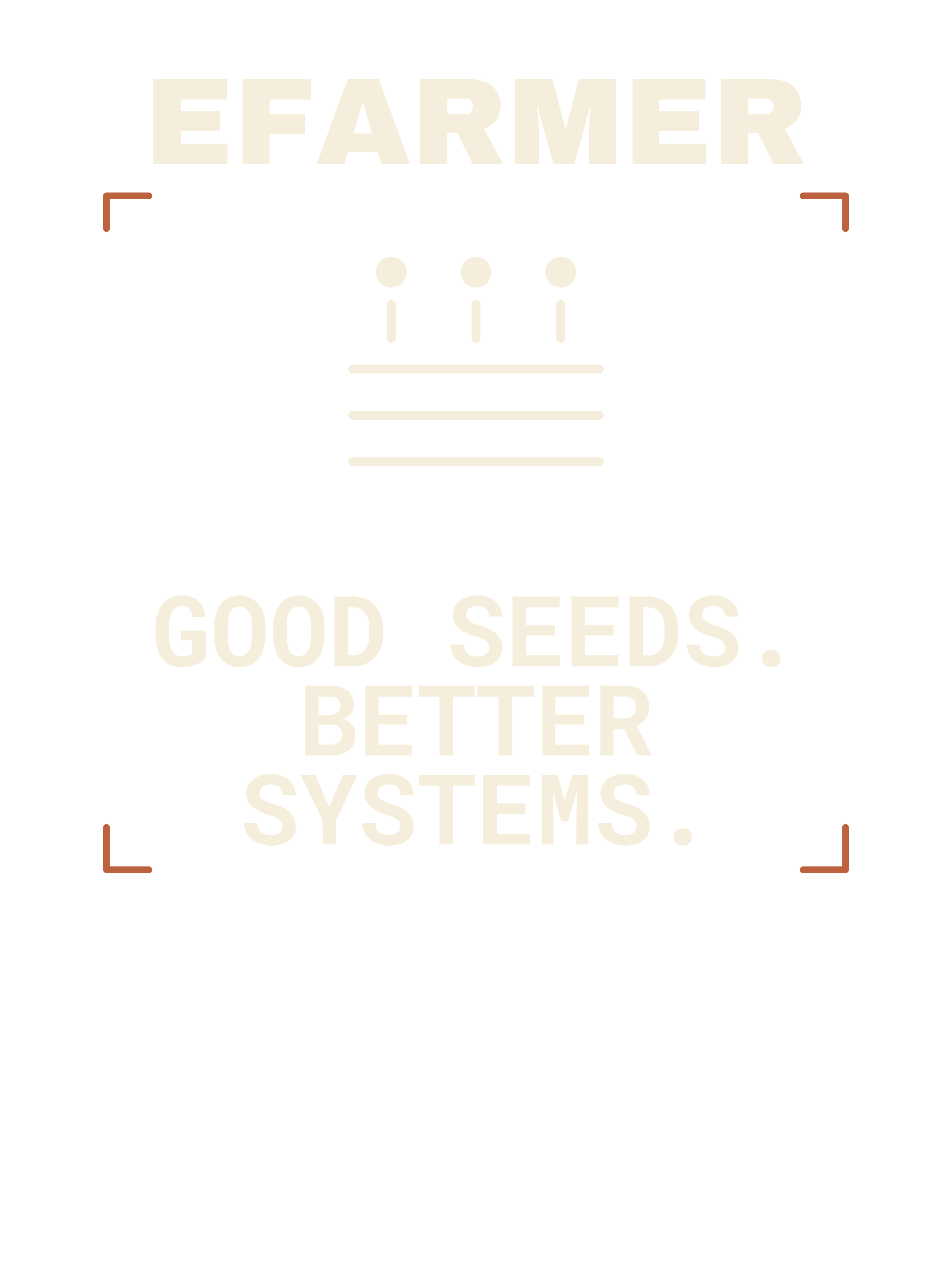 Efarmer — Good Seeds. Better Systems. Tee — Black, view 3
