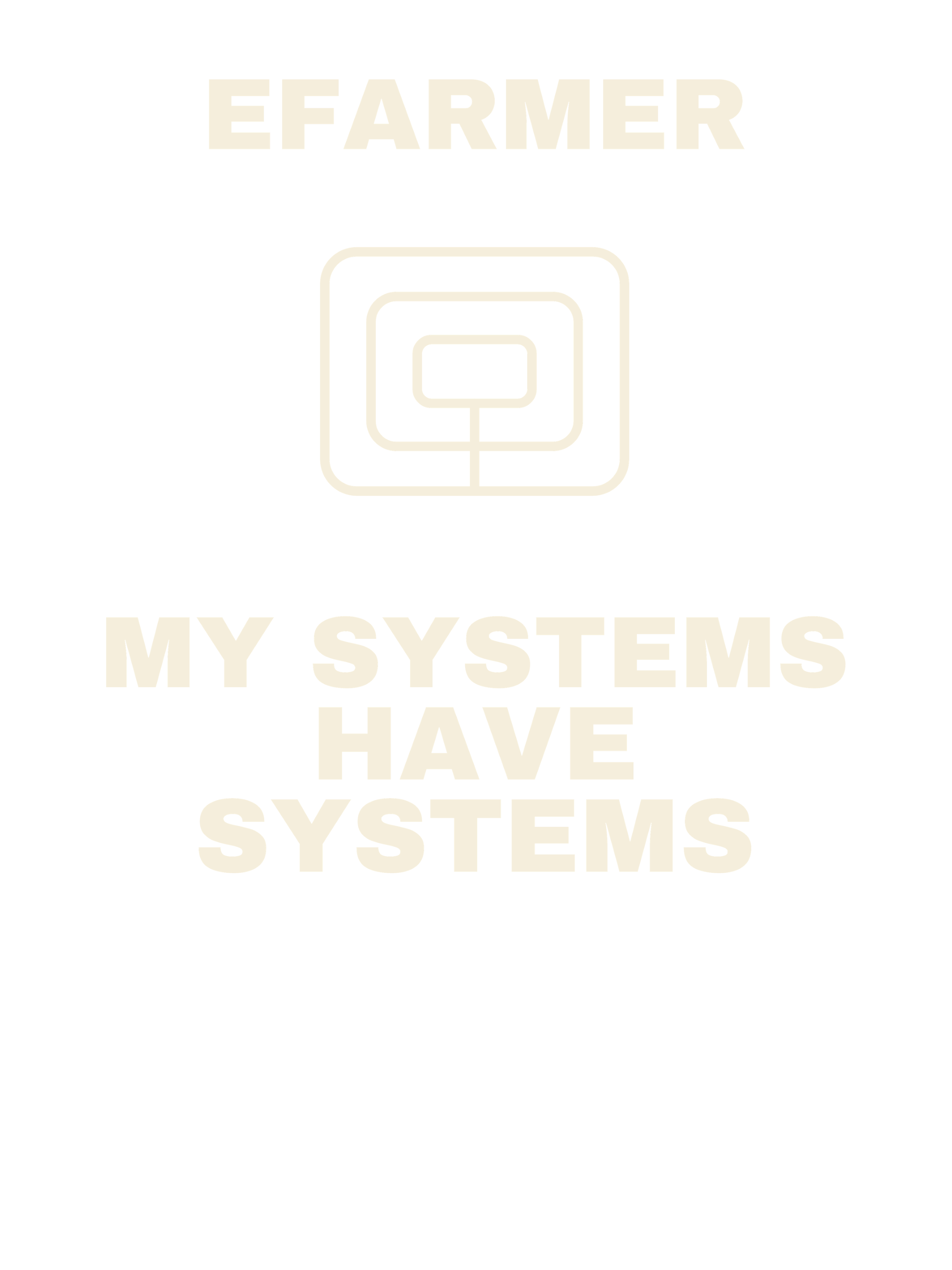 Efarmer — My Systems Have Systems Tee — Black, view 3