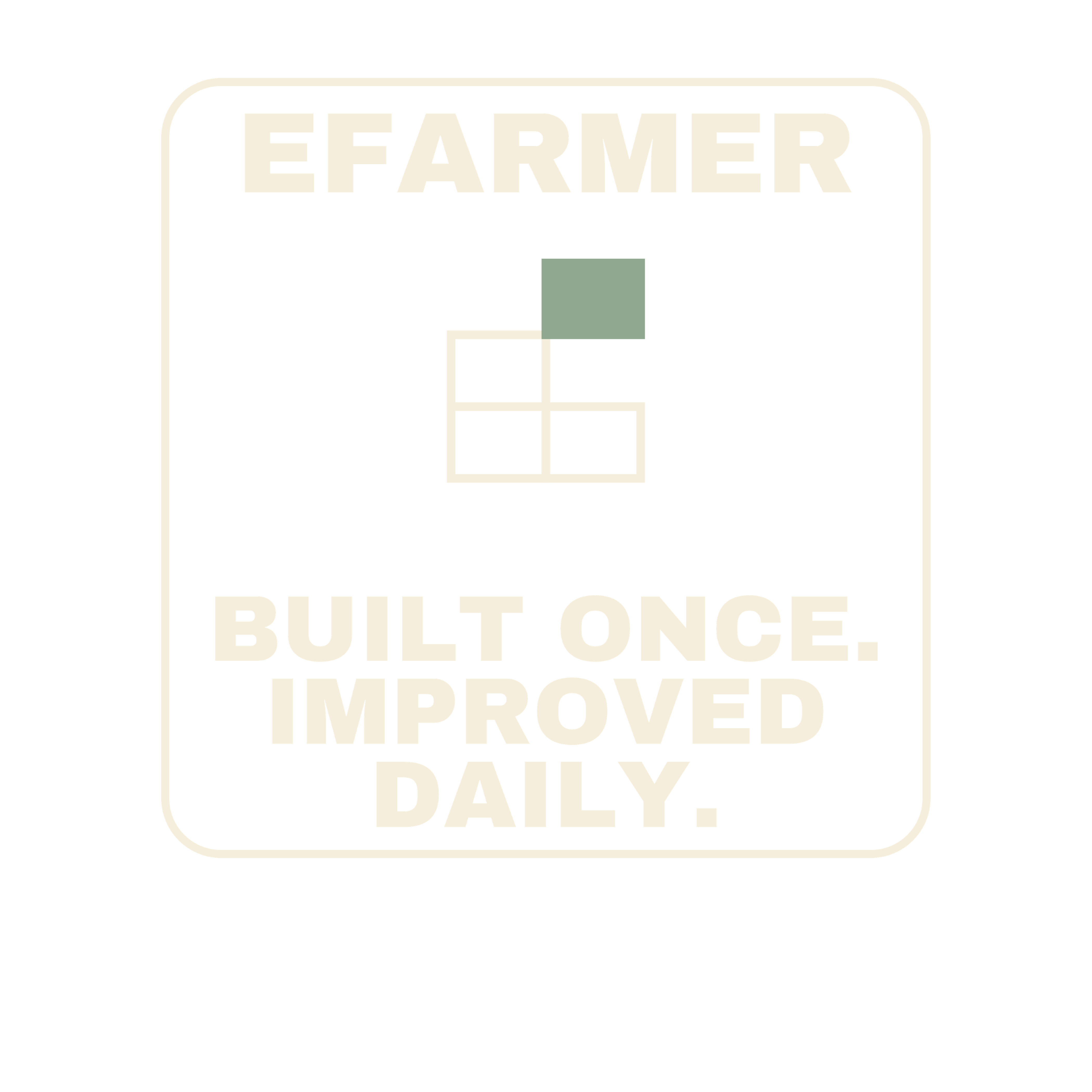 Efarmer — Built Once. Improved Daily. Hoodie — Black, view 3