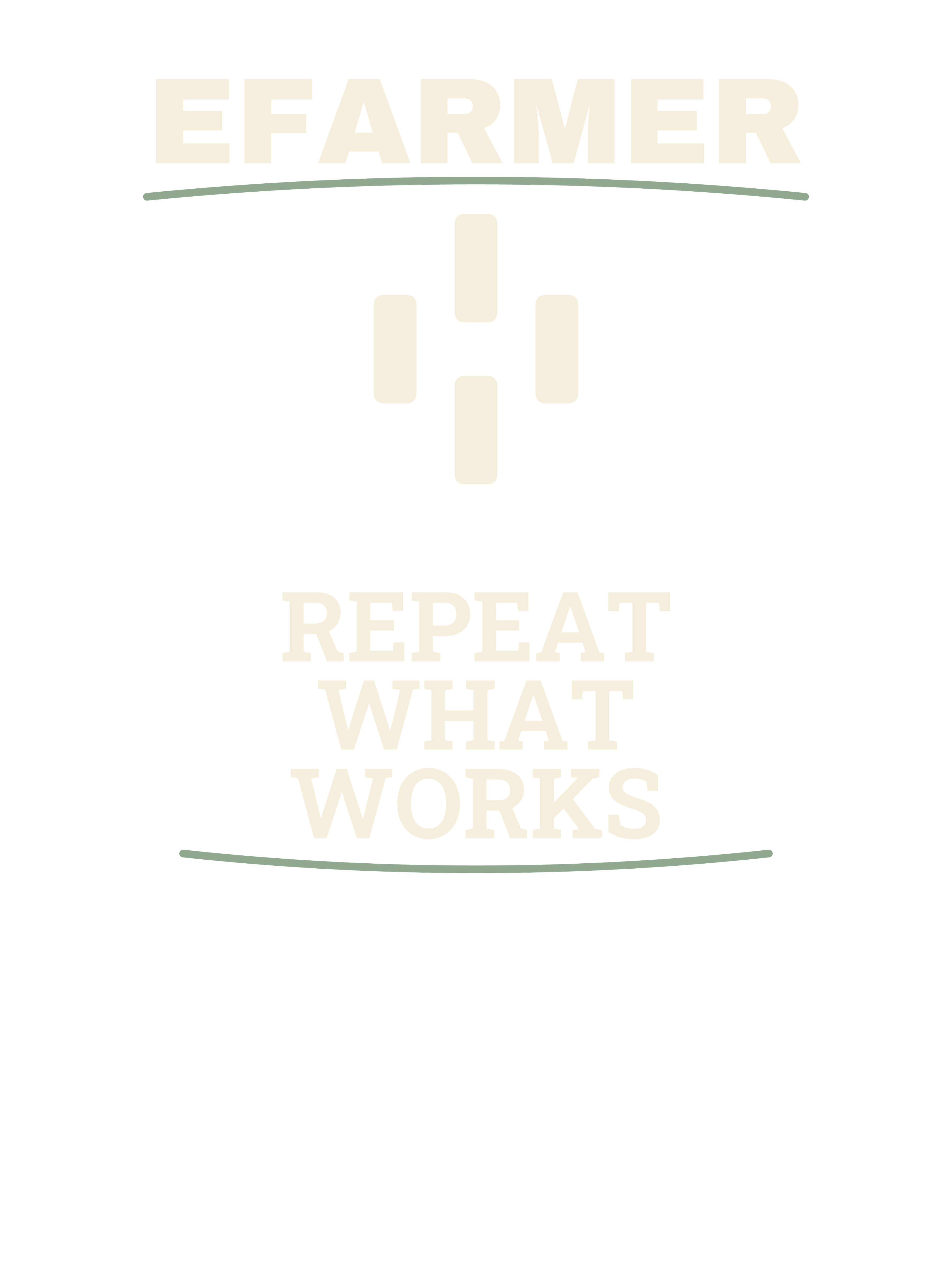 Efarmer — Repeat What Works Tee — Black, view 3
