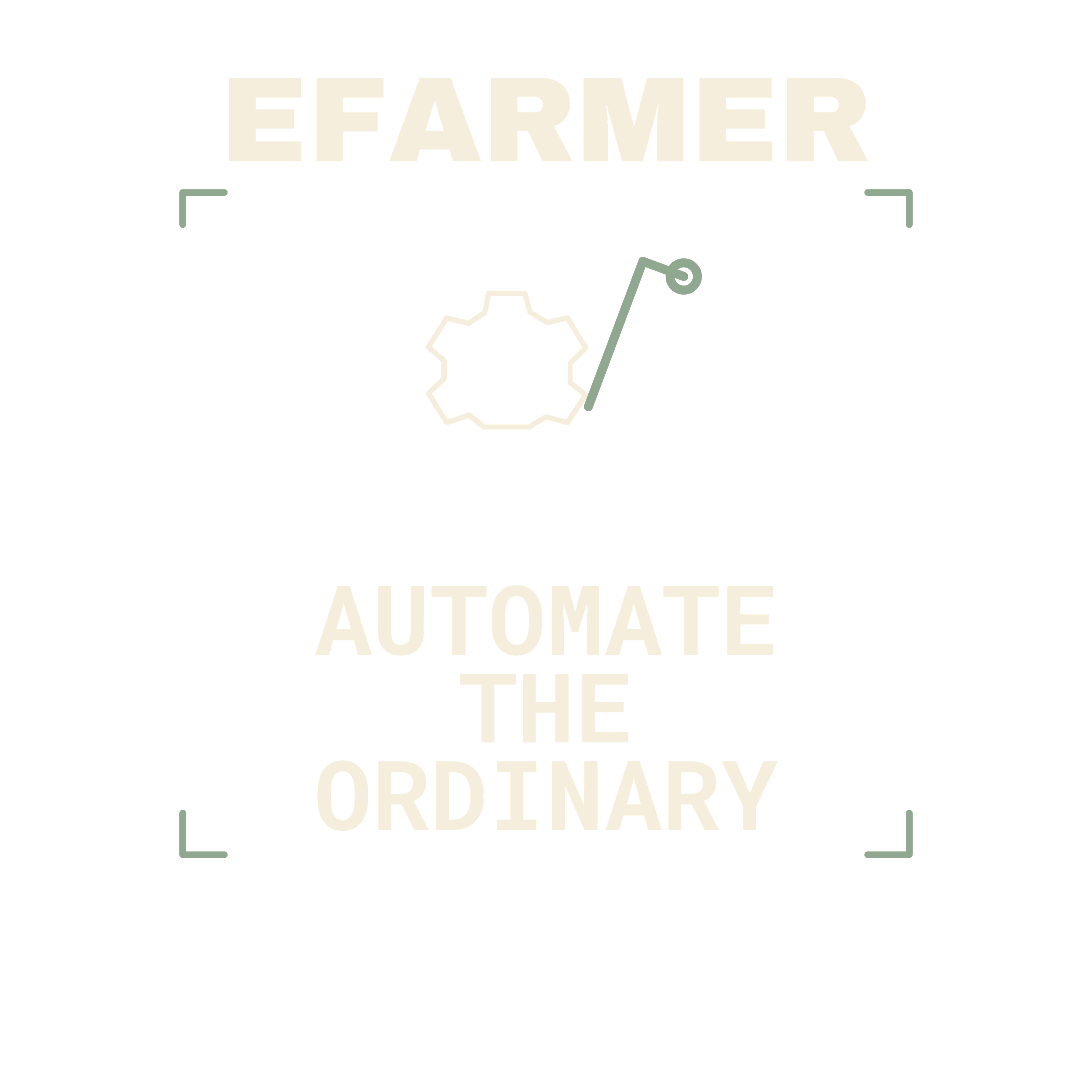 Efarmer — Automate the Ordinary Hoodie — Black, view 3