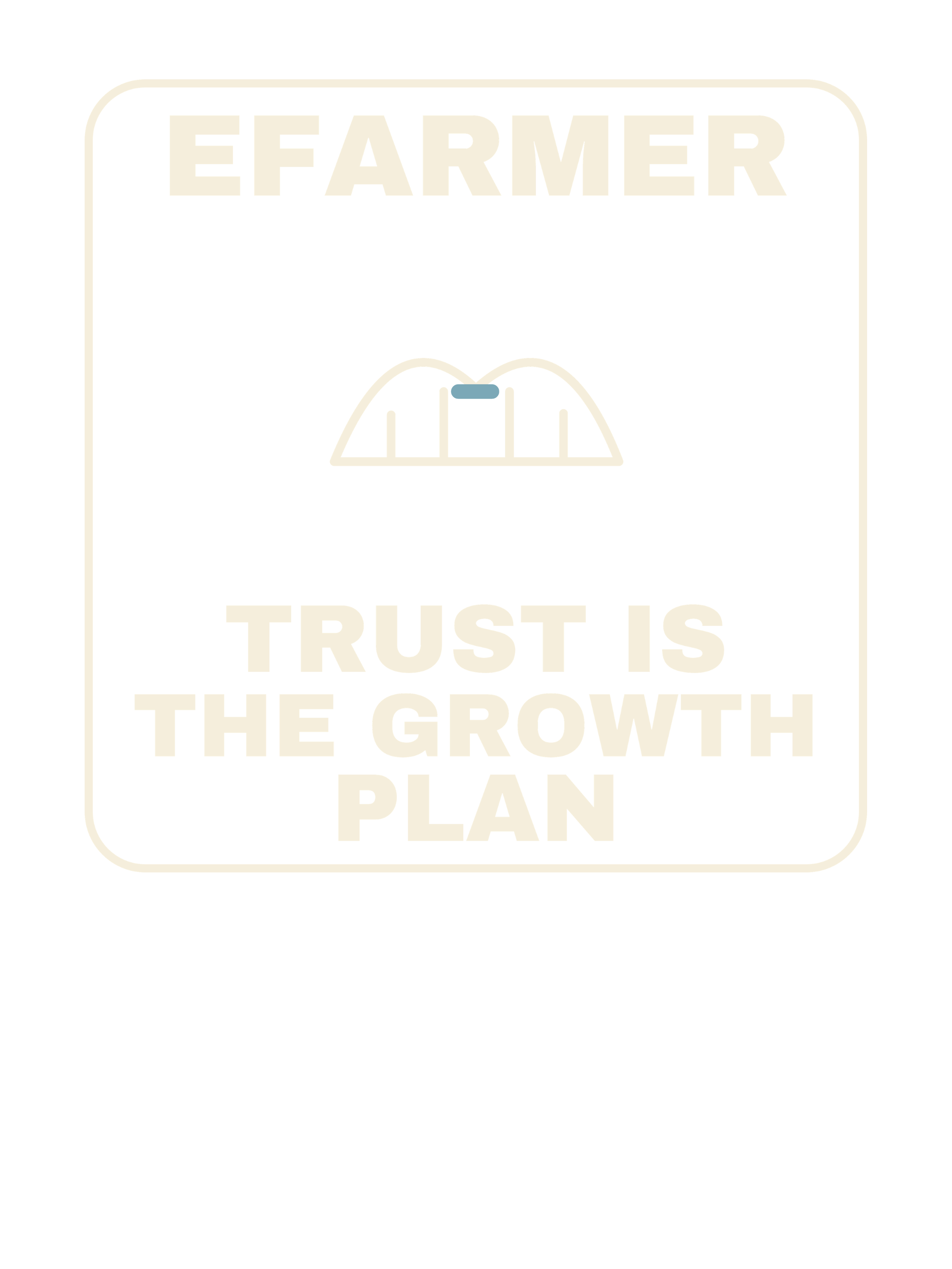Efarmer — Trust Is the Growth Plan Tee — Black, view 3