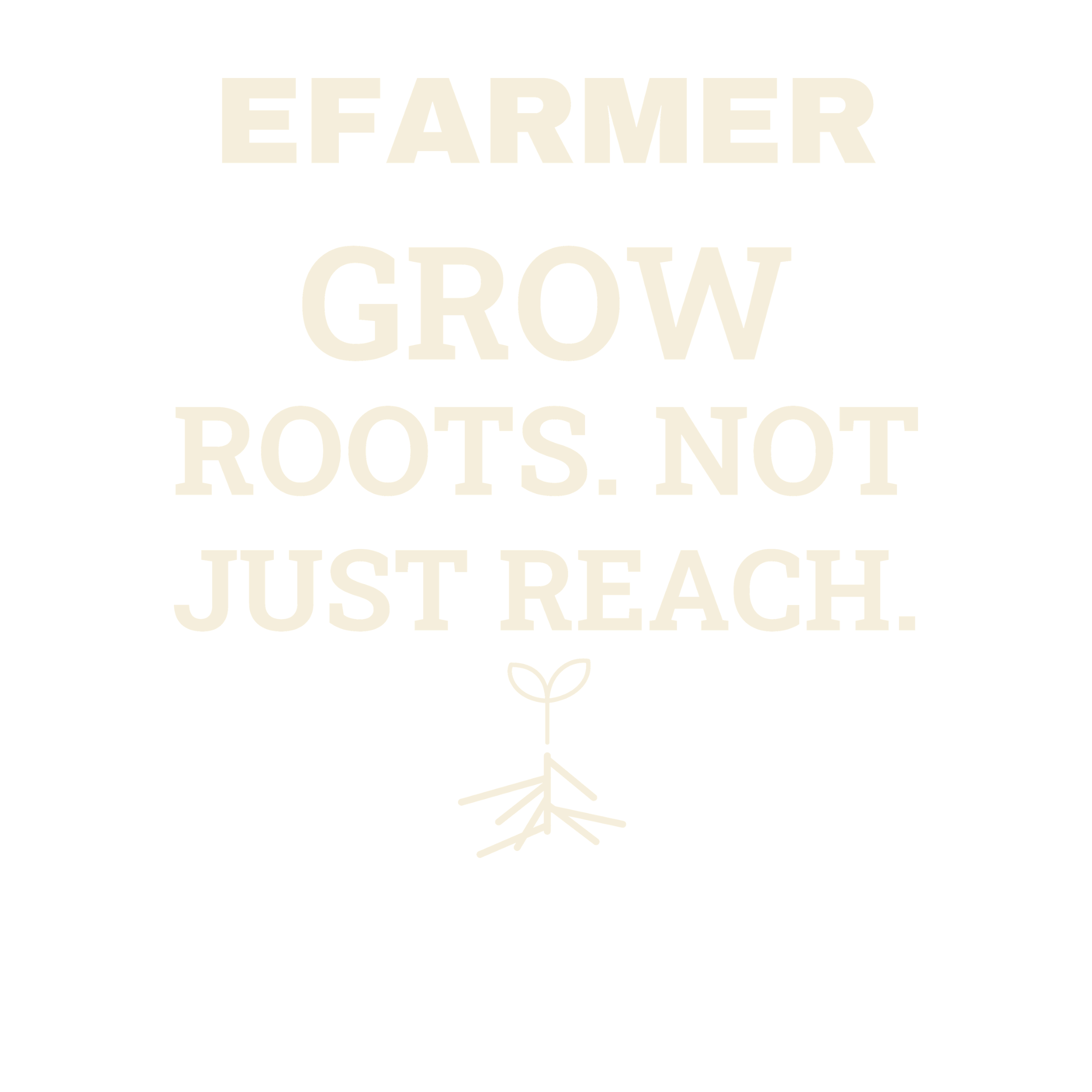 Efarmer — Grow Roots. Not Just Reach. Hoodie — Black, view 3