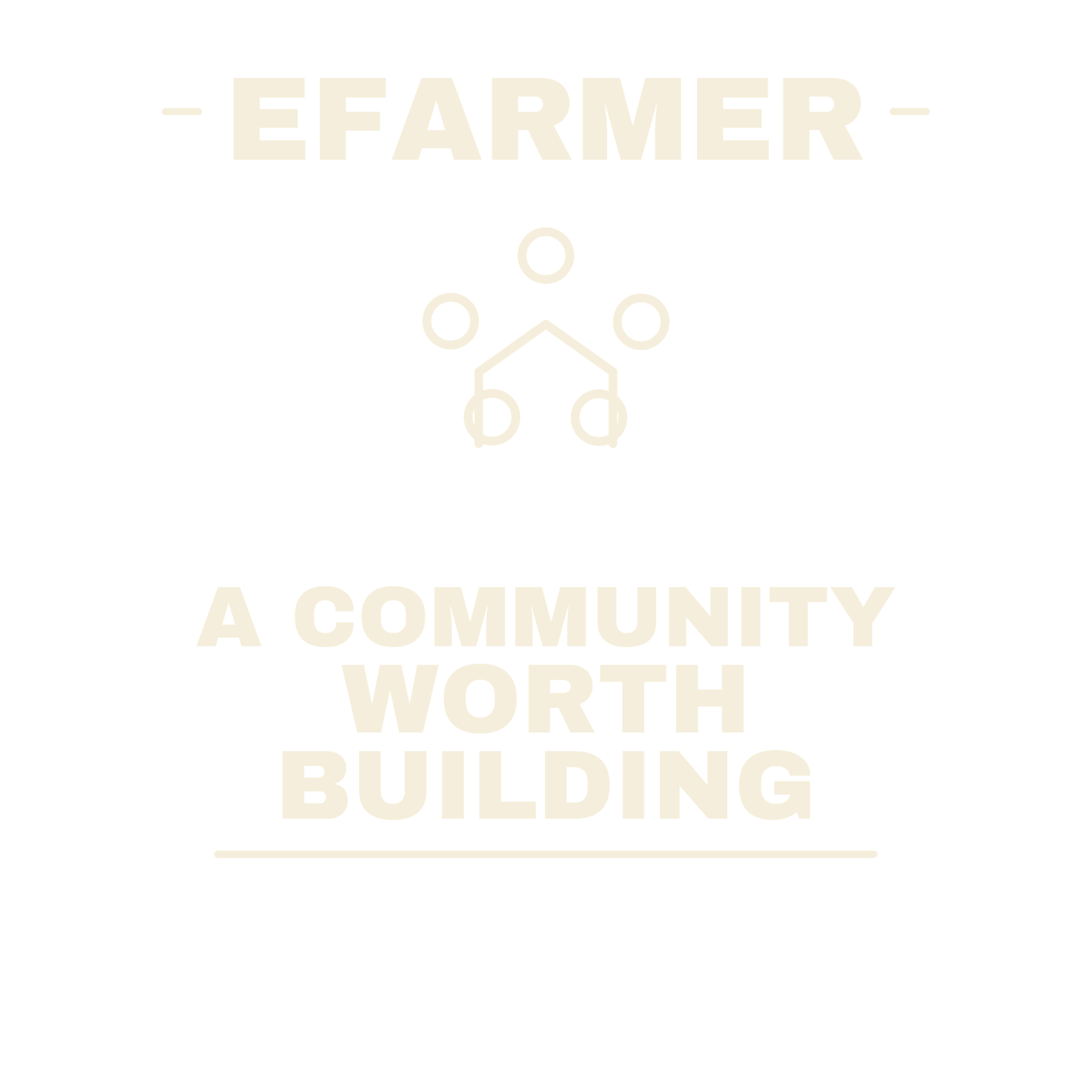 Efarmer — A Community Worth Building Hoodie — Black, view 3