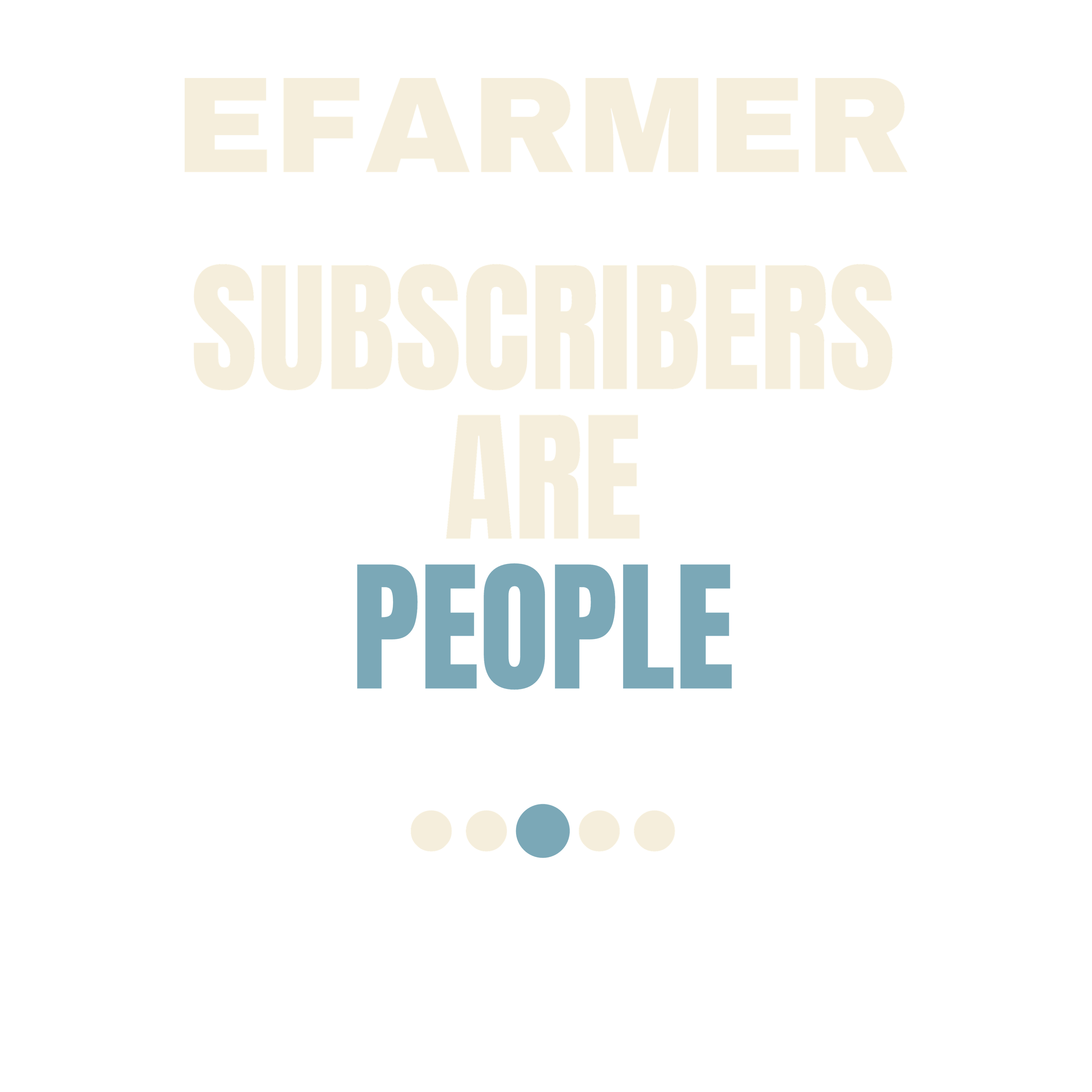 Efarmer — Subscribers Are People Hoodie — Black, view 3