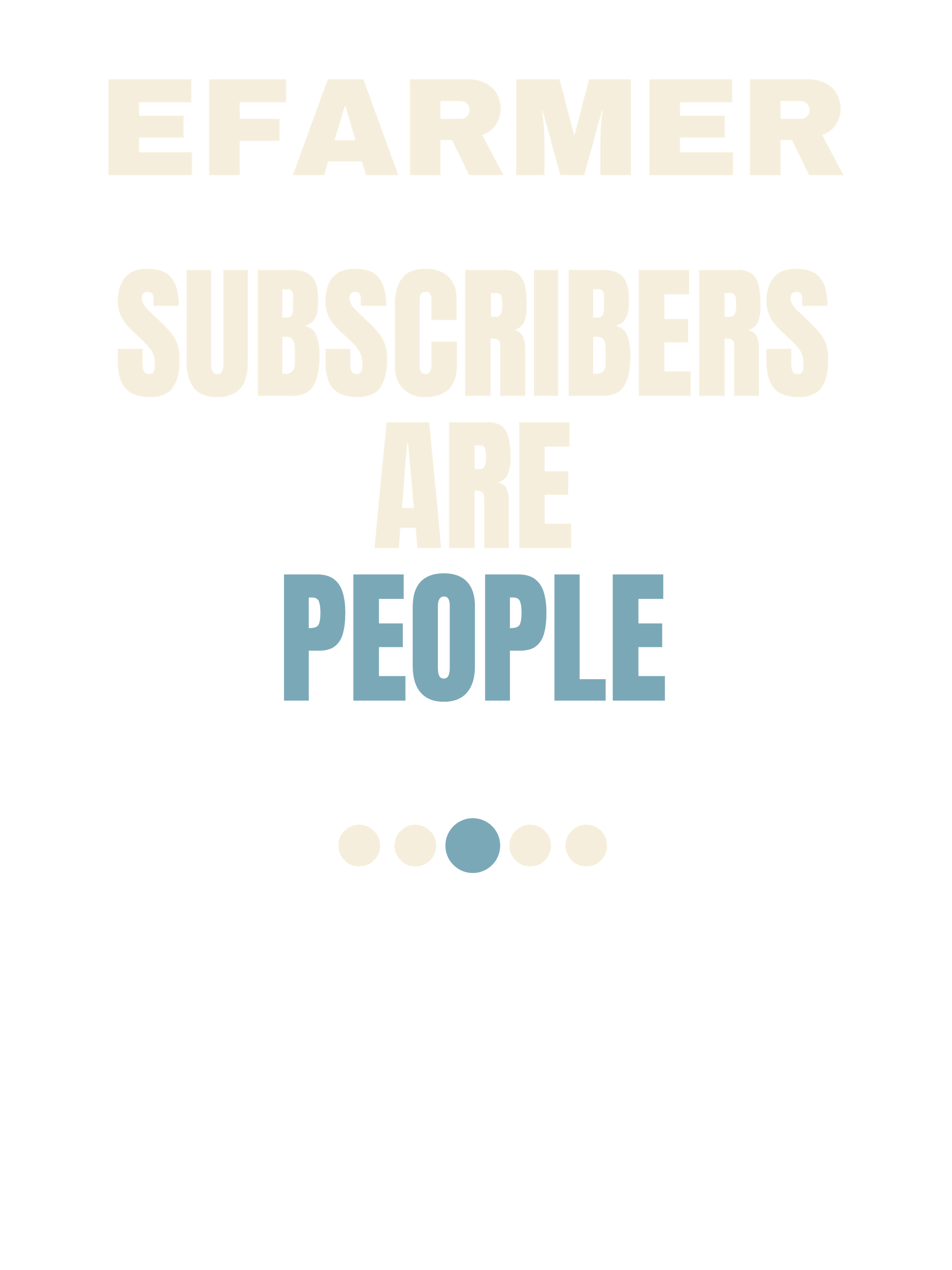 Efarmer — Subscribers Are People Tee — Black, view 3