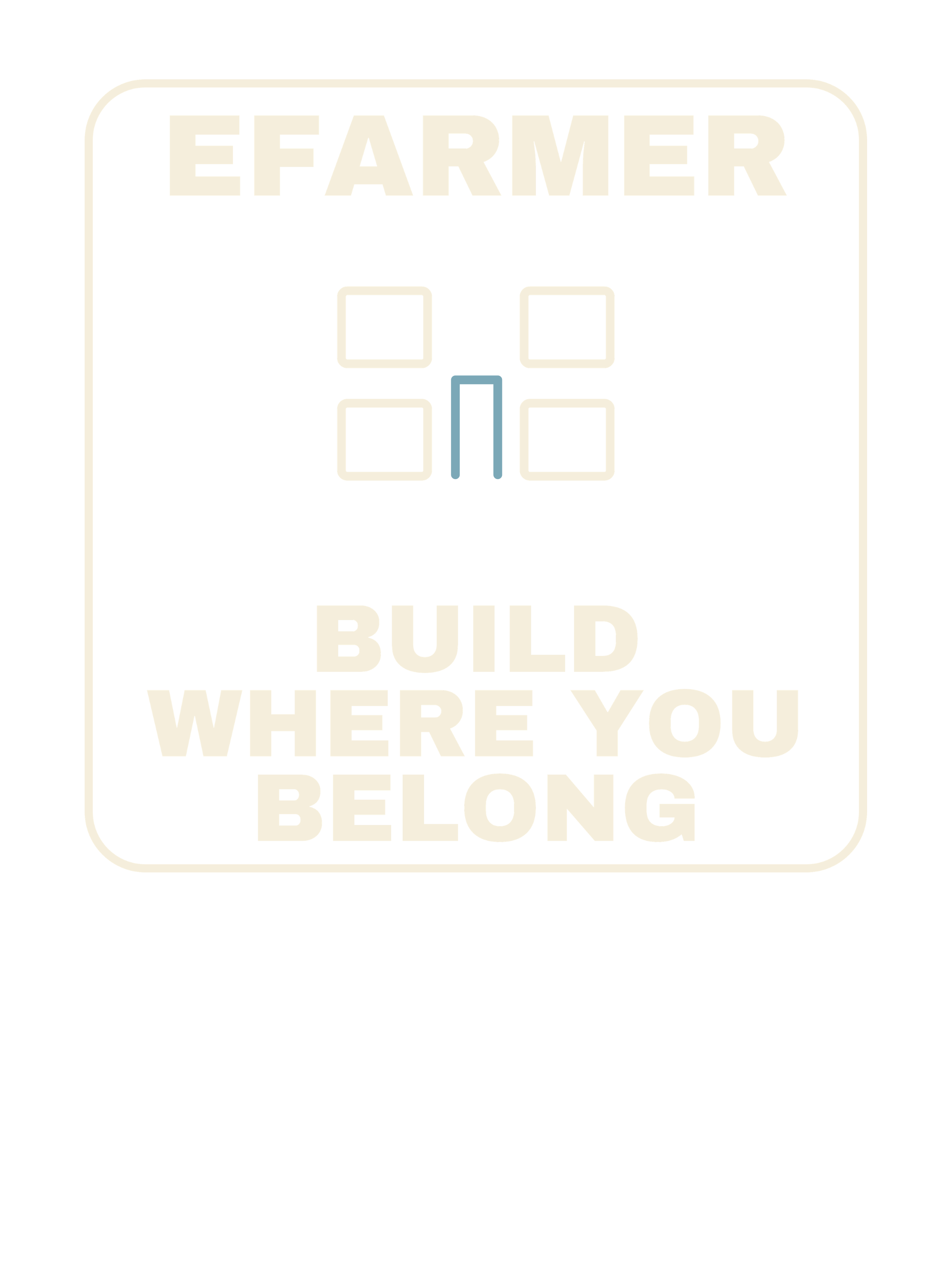 Efarmer — Build Where You Belong Tee — Black, view 3