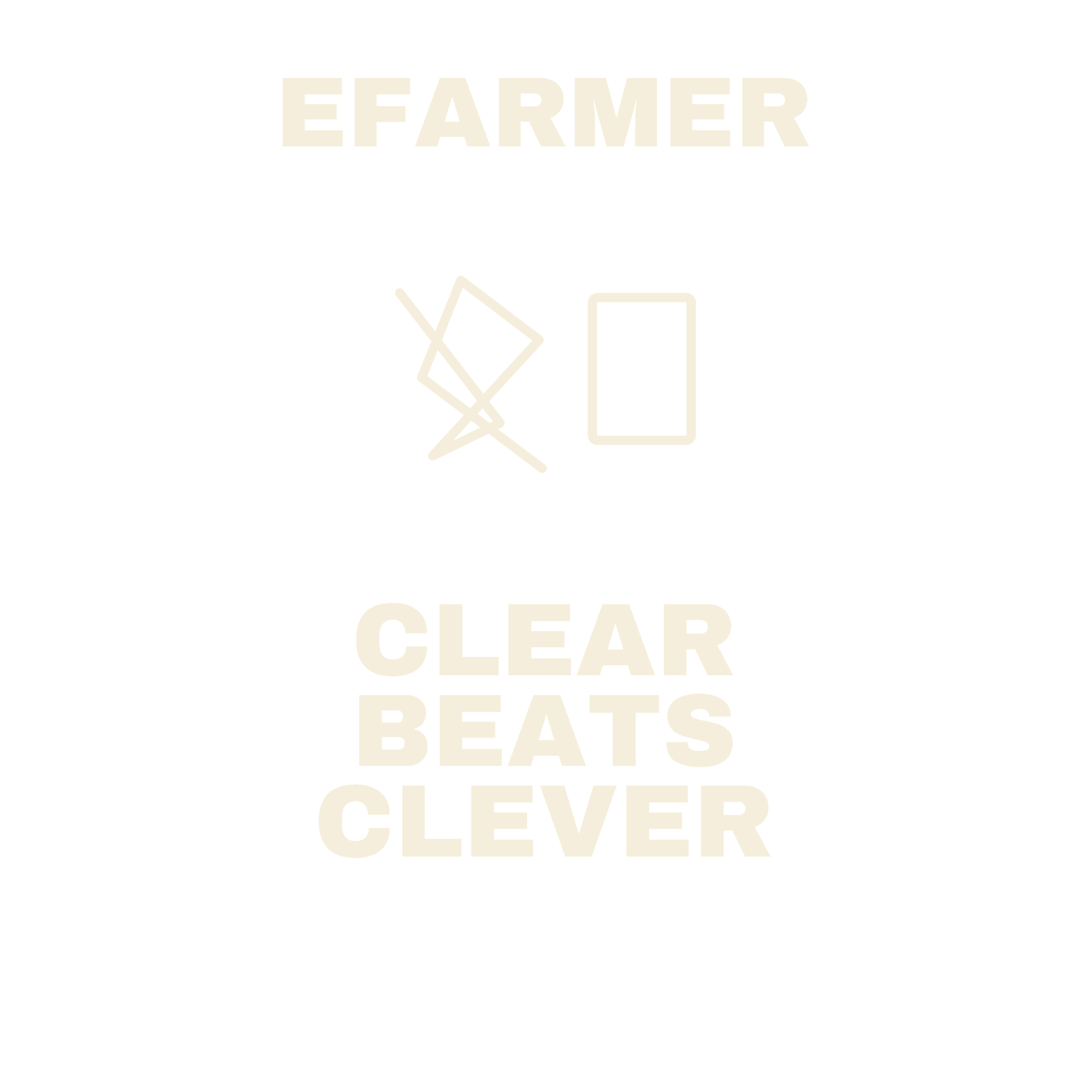 Efarmer — Clear Beats Clever Hoodie — Black, view 3