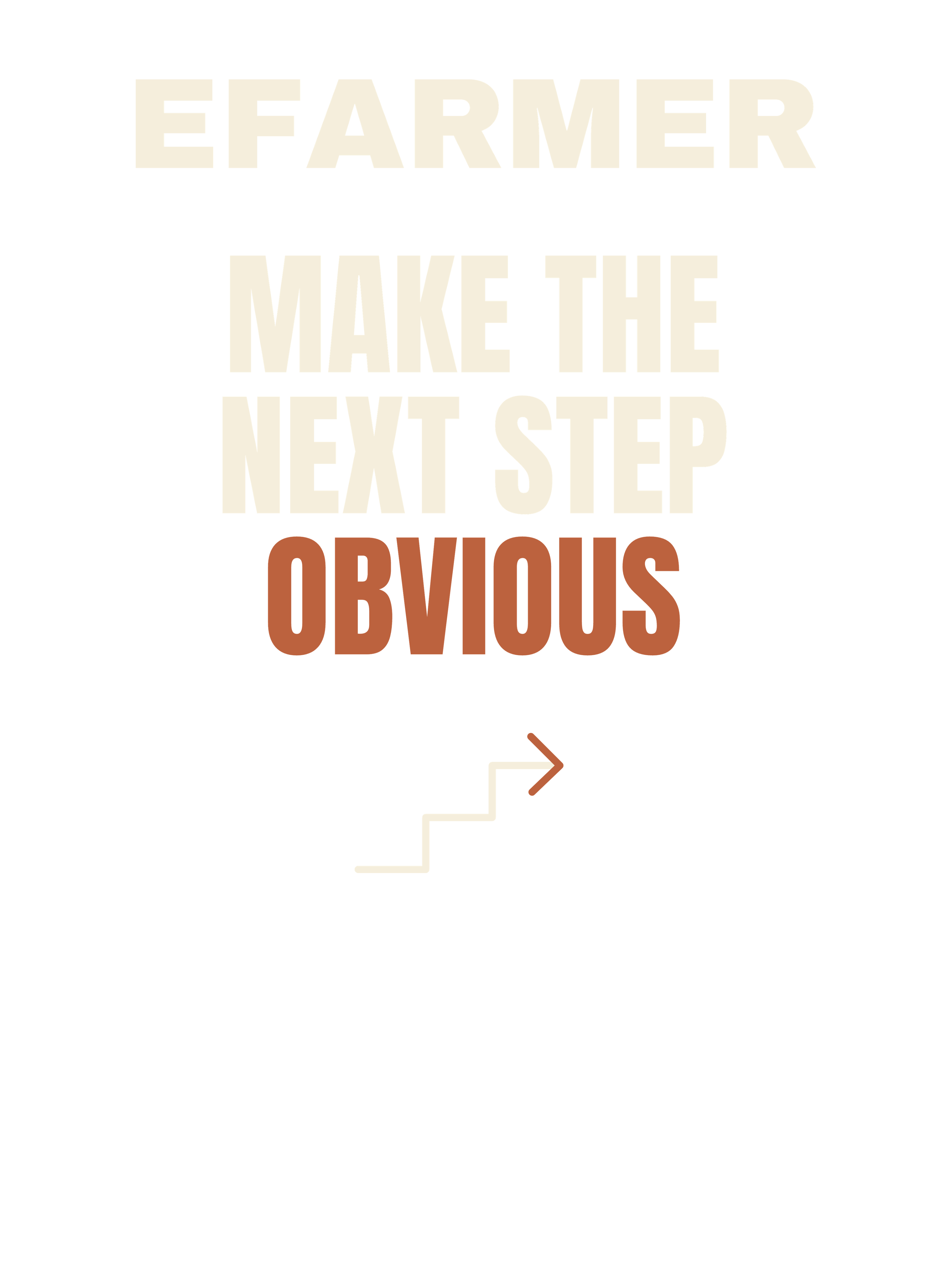 Efarmer — Make the Next Step Obvious Tee — Black, view 3