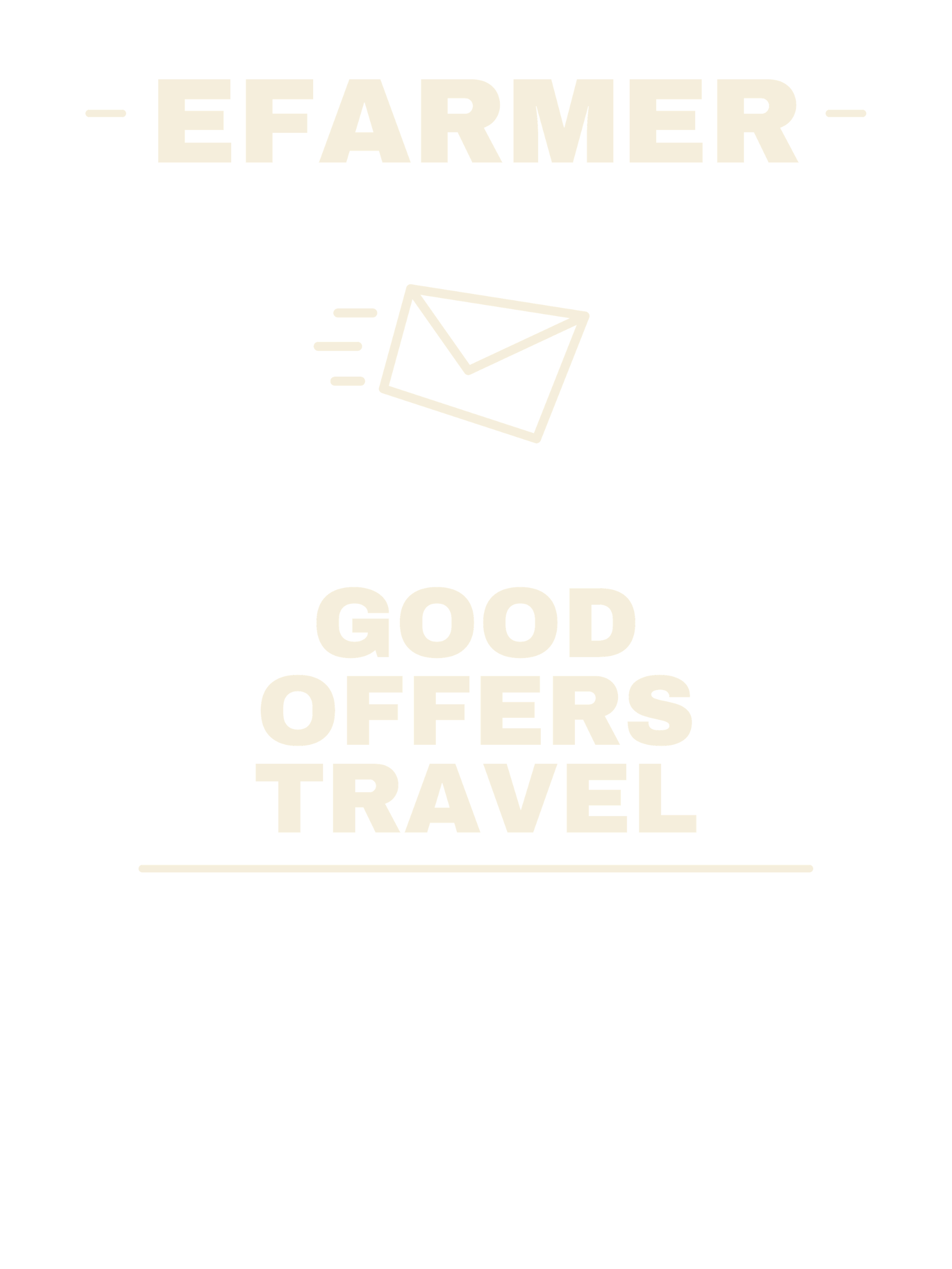 Efarmer — Good Offers Travel Tee — Black, view 3
