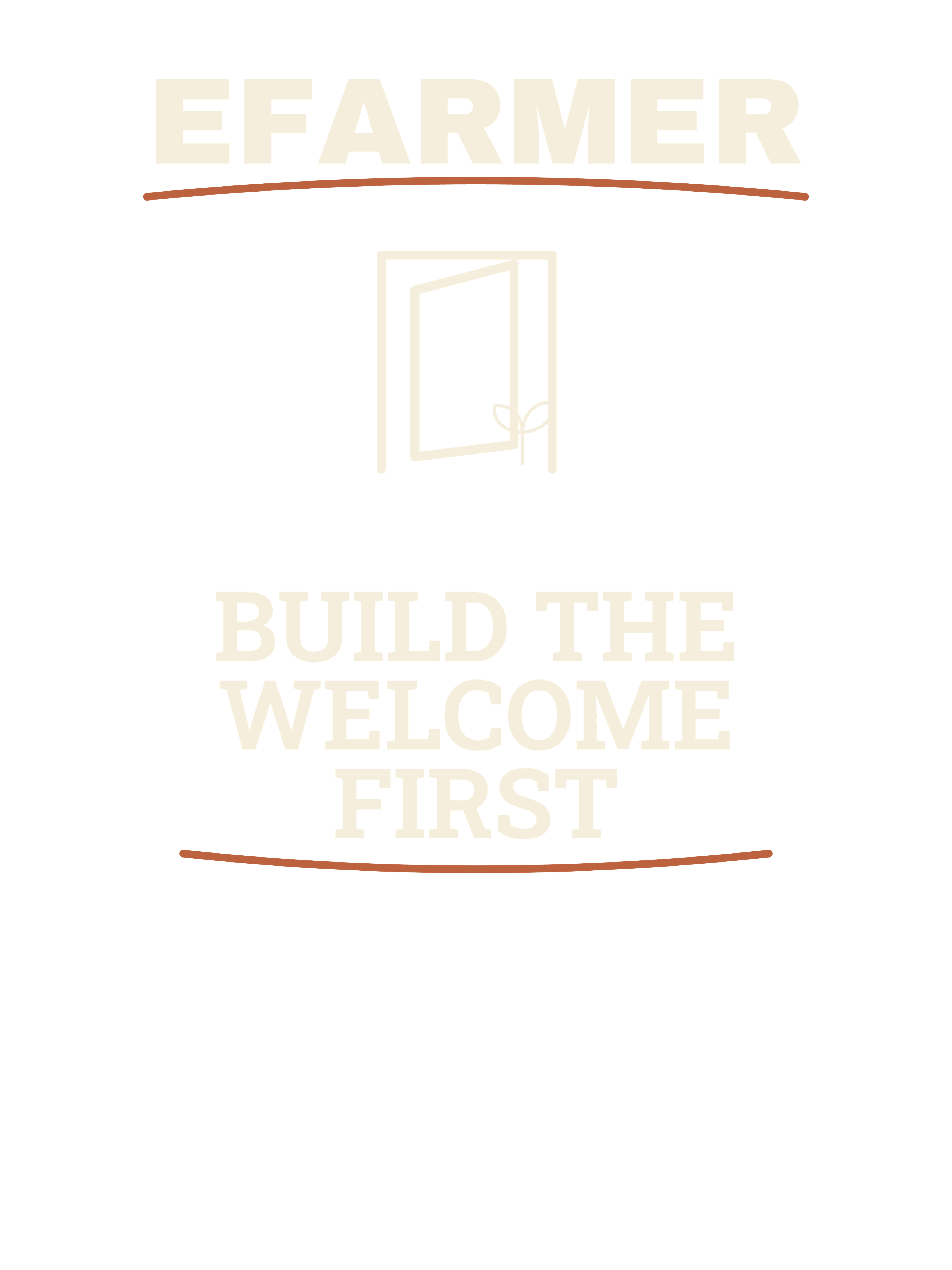 Efarmer — Build the Welcome First Tee — Black, view 3