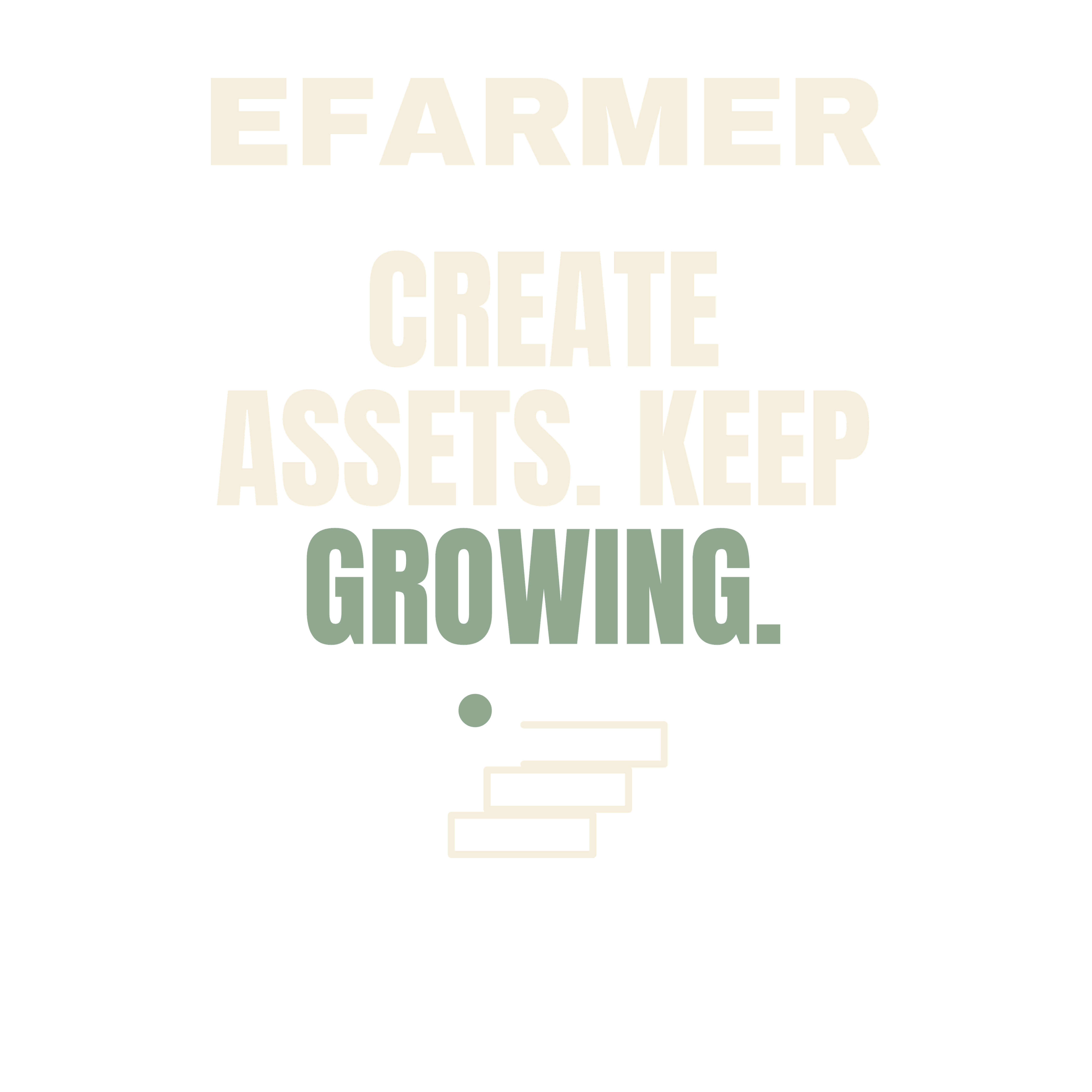 Efarmer — Create Assets. Keep Growing. Hoodie — Black, view 3