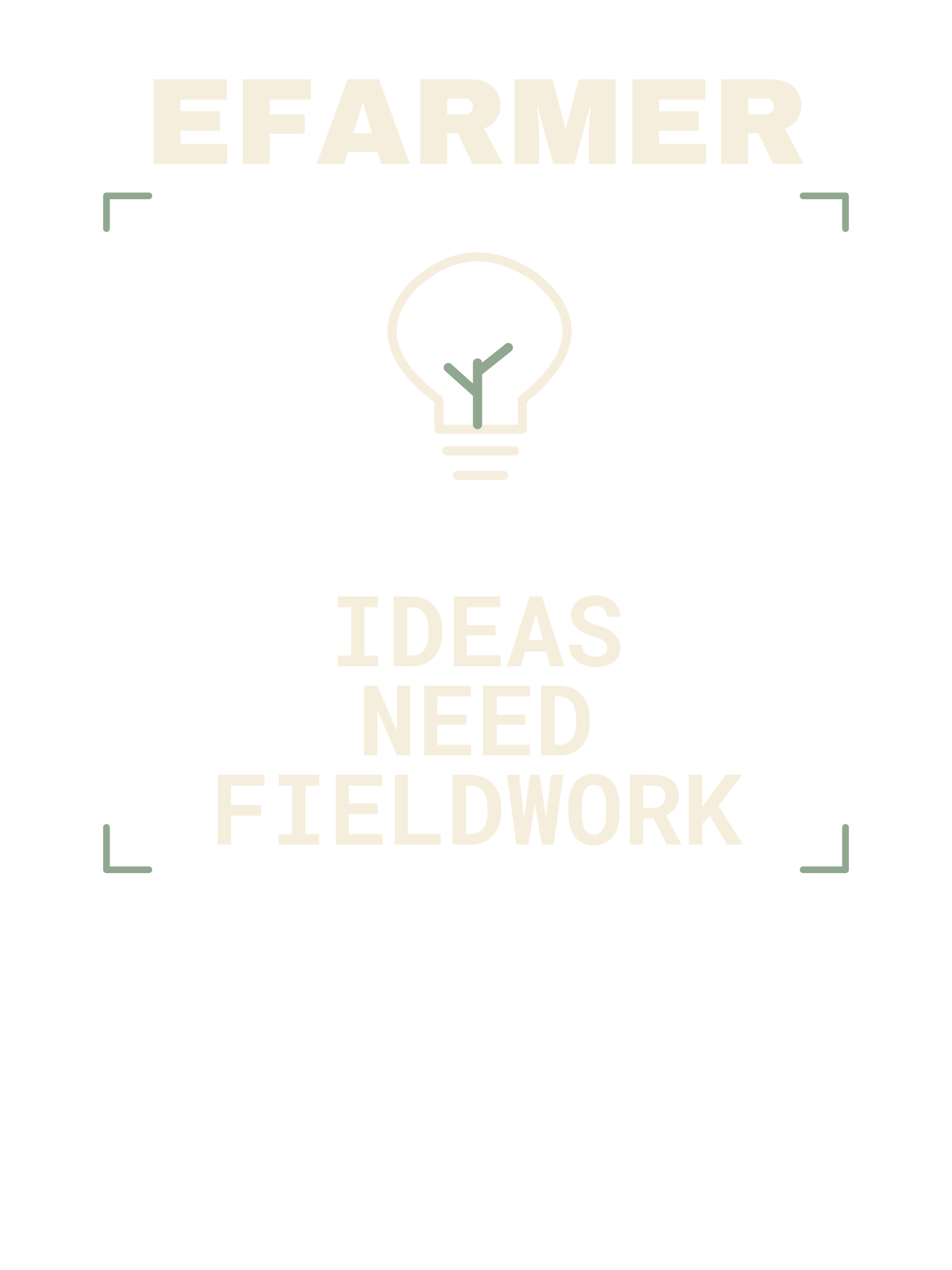 Efarmer — Ideas Need Fieldwork Tee — Black, view 3
