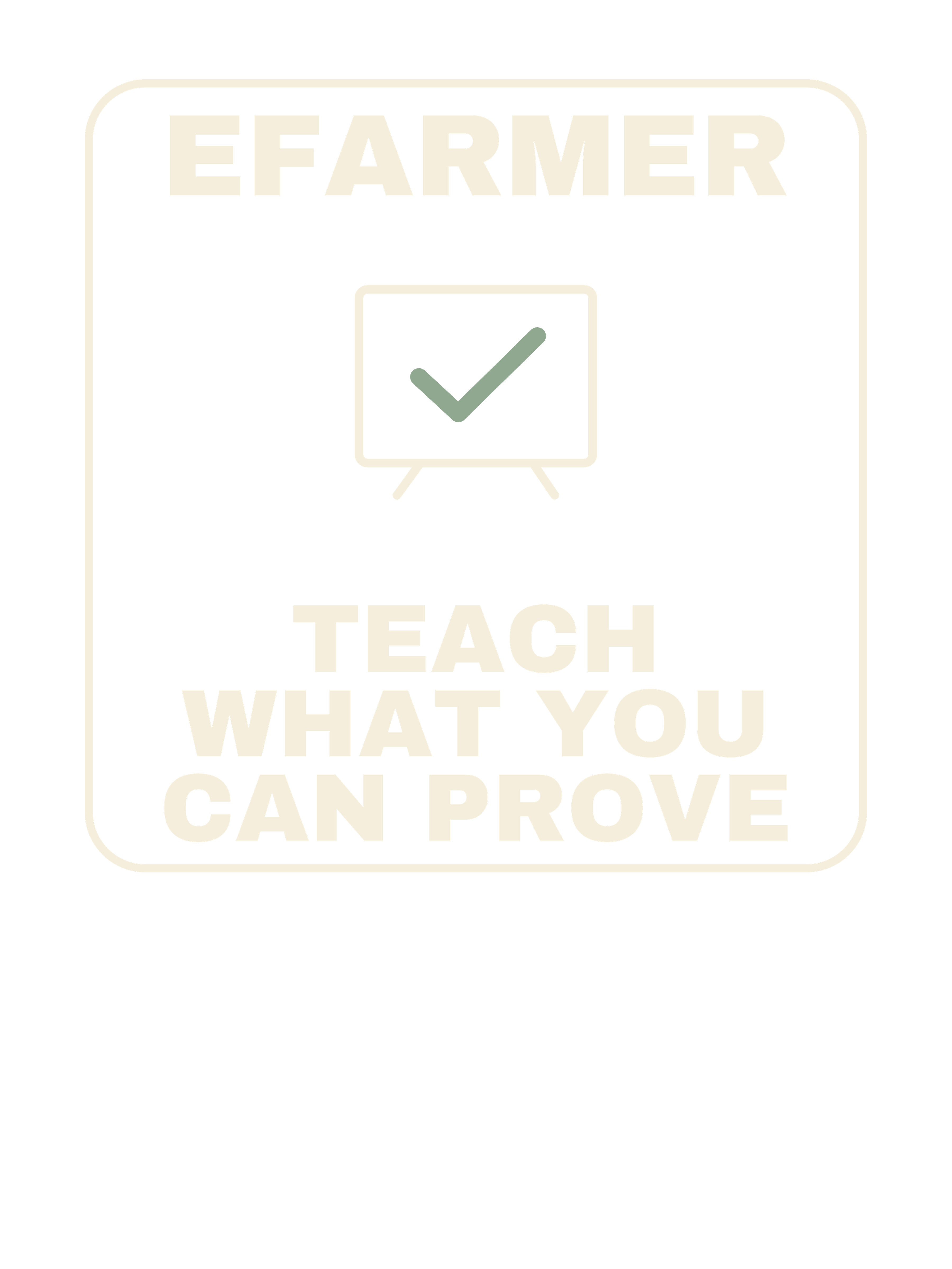 Efarmer — Teach What You Can Prove Tee — Black, view 3