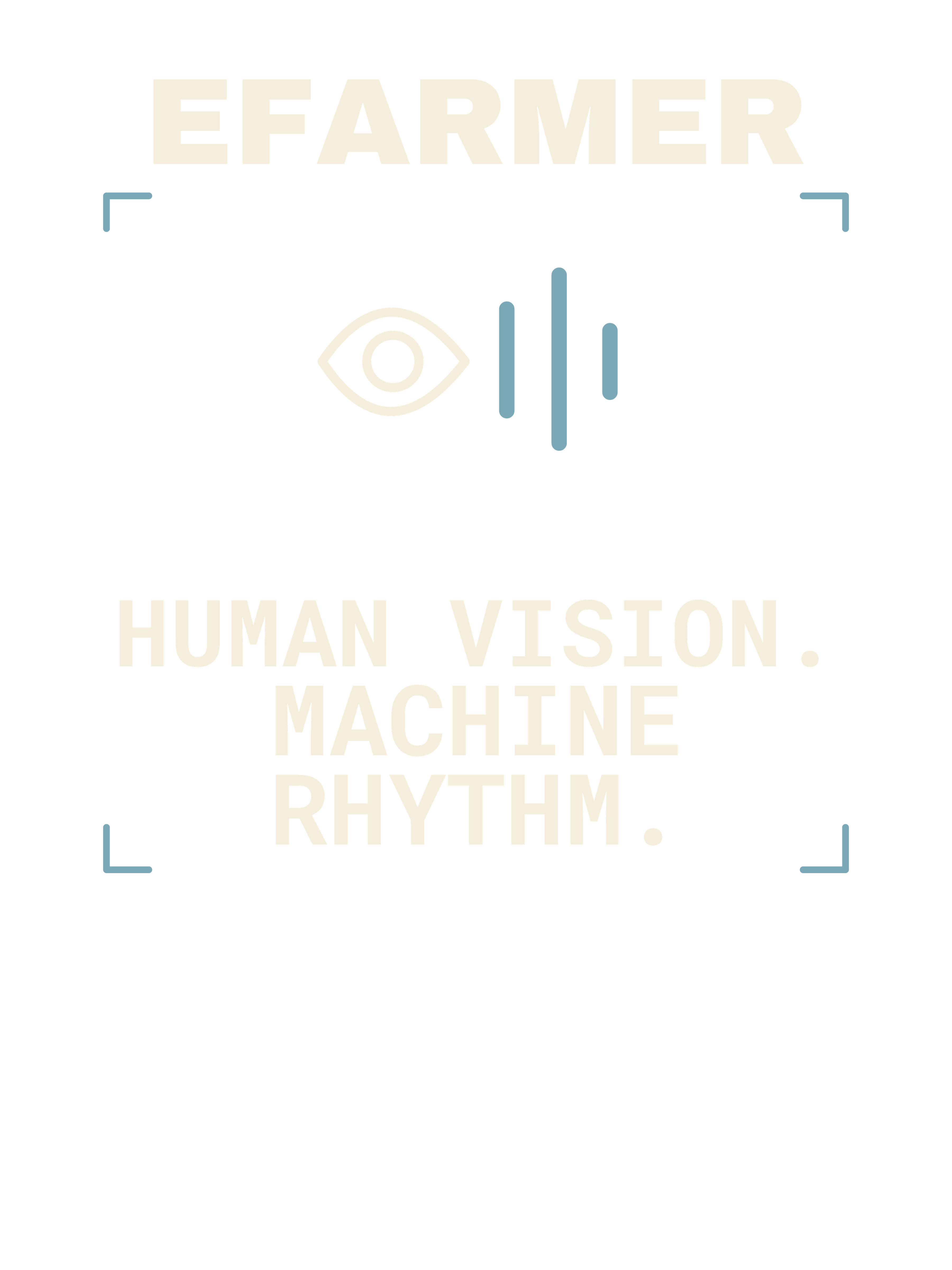 Efarmer — Human Vision. Machine Rhythm. Tee — Black, view 3
