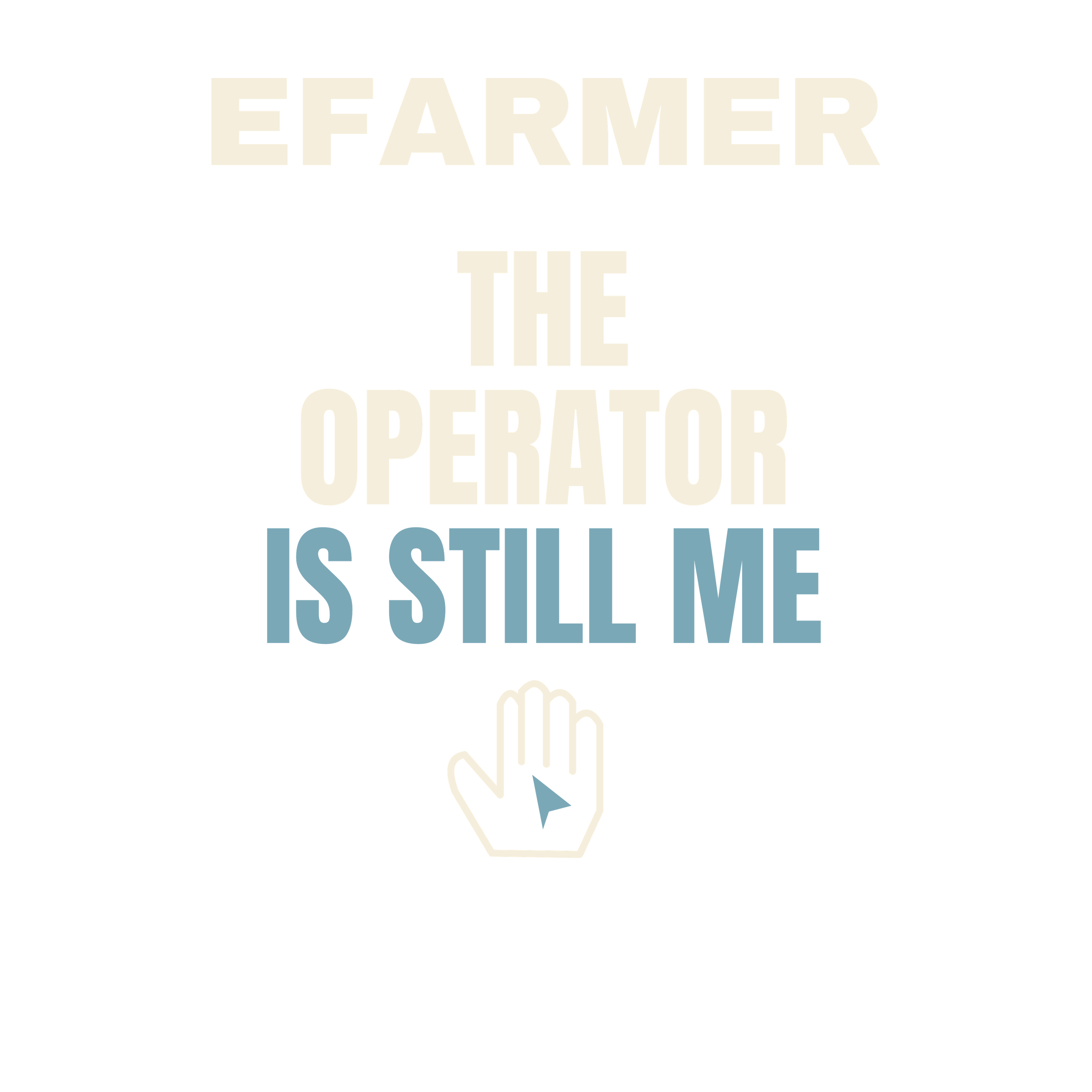 Efarmer — The Operator Is Still Me Hoodie — Black, view 3