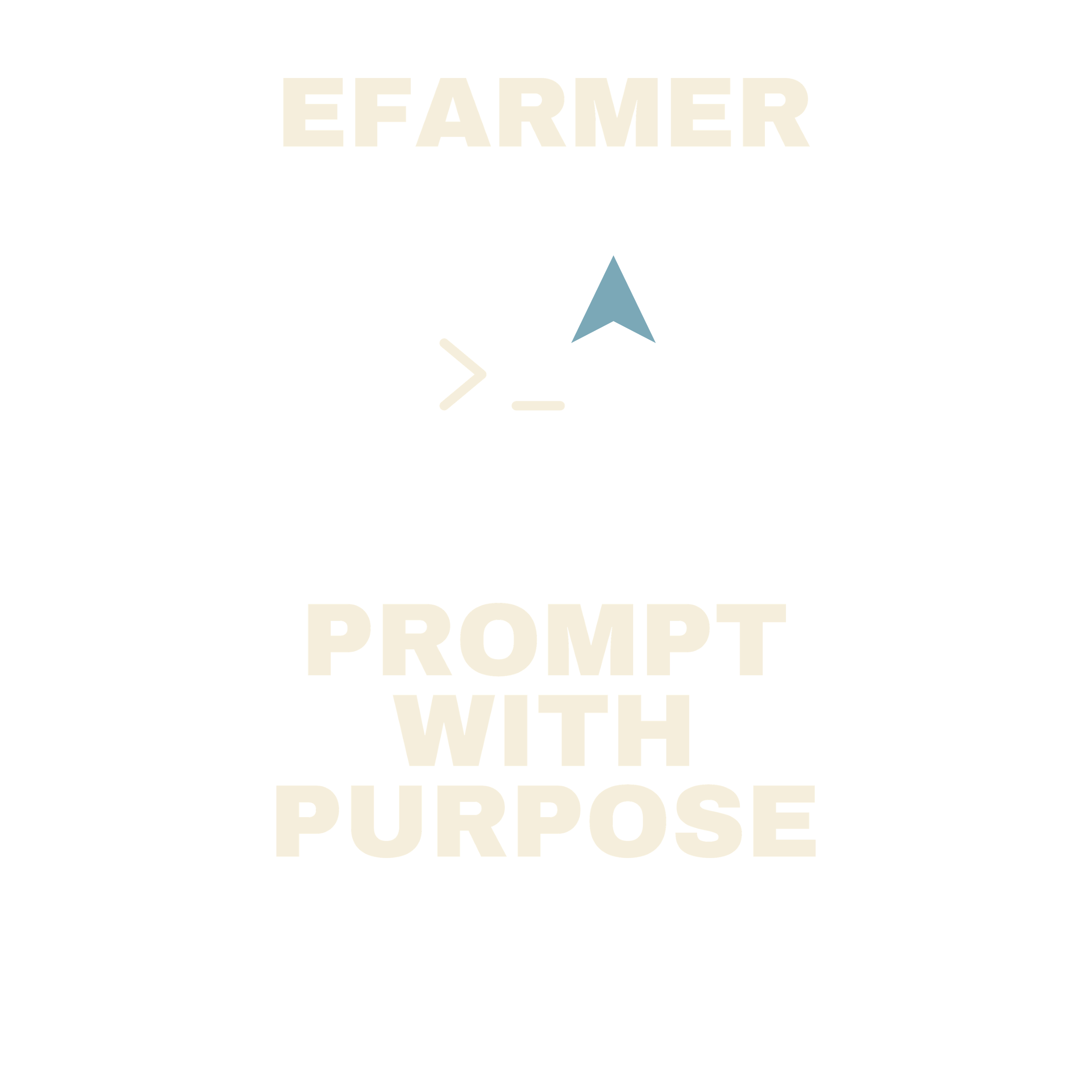 Efarmer — Prompt With Purpose Hoodie — Black, view 3