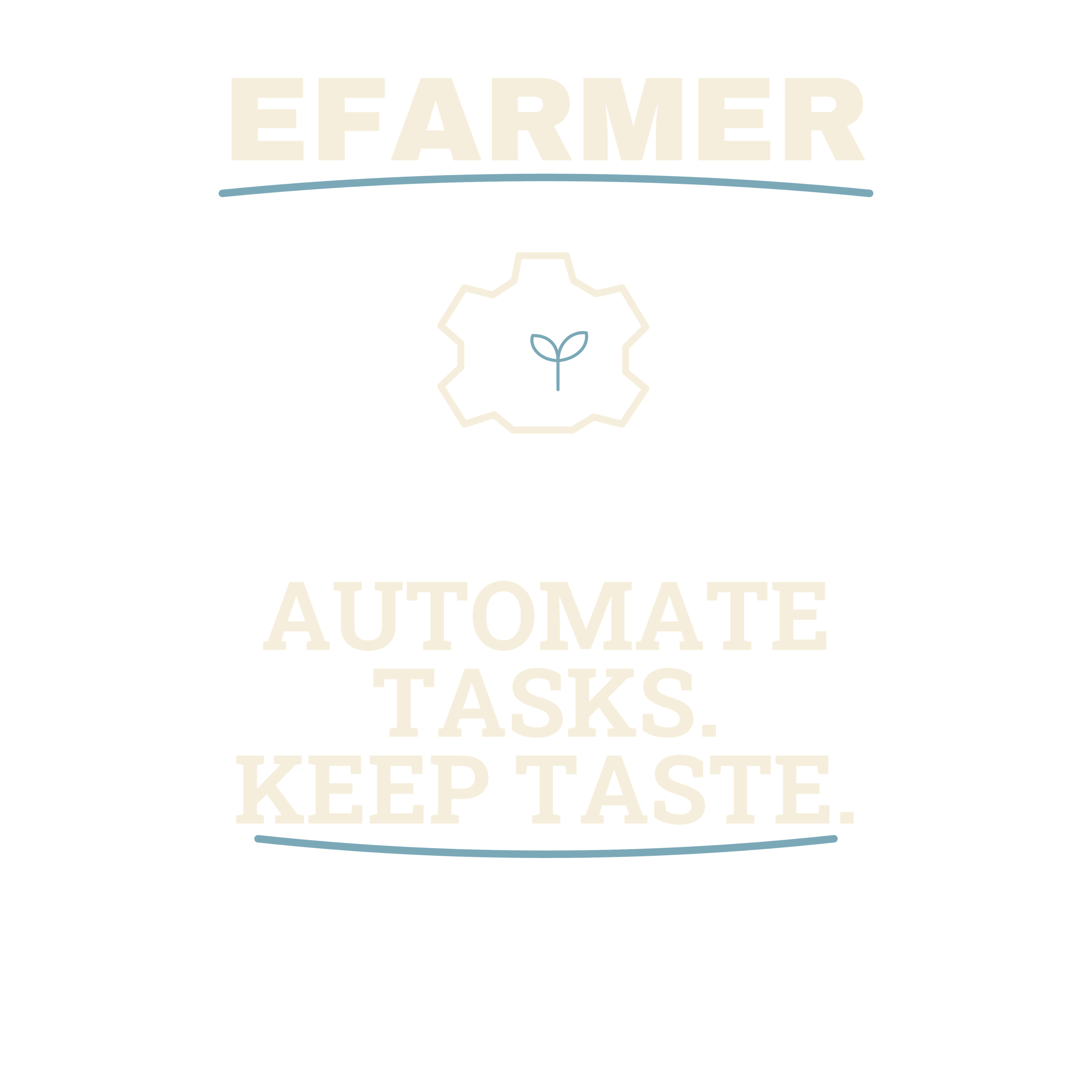 Efarmer — Automate Tasks. Keep Taste. Hoodie — Black, view 3