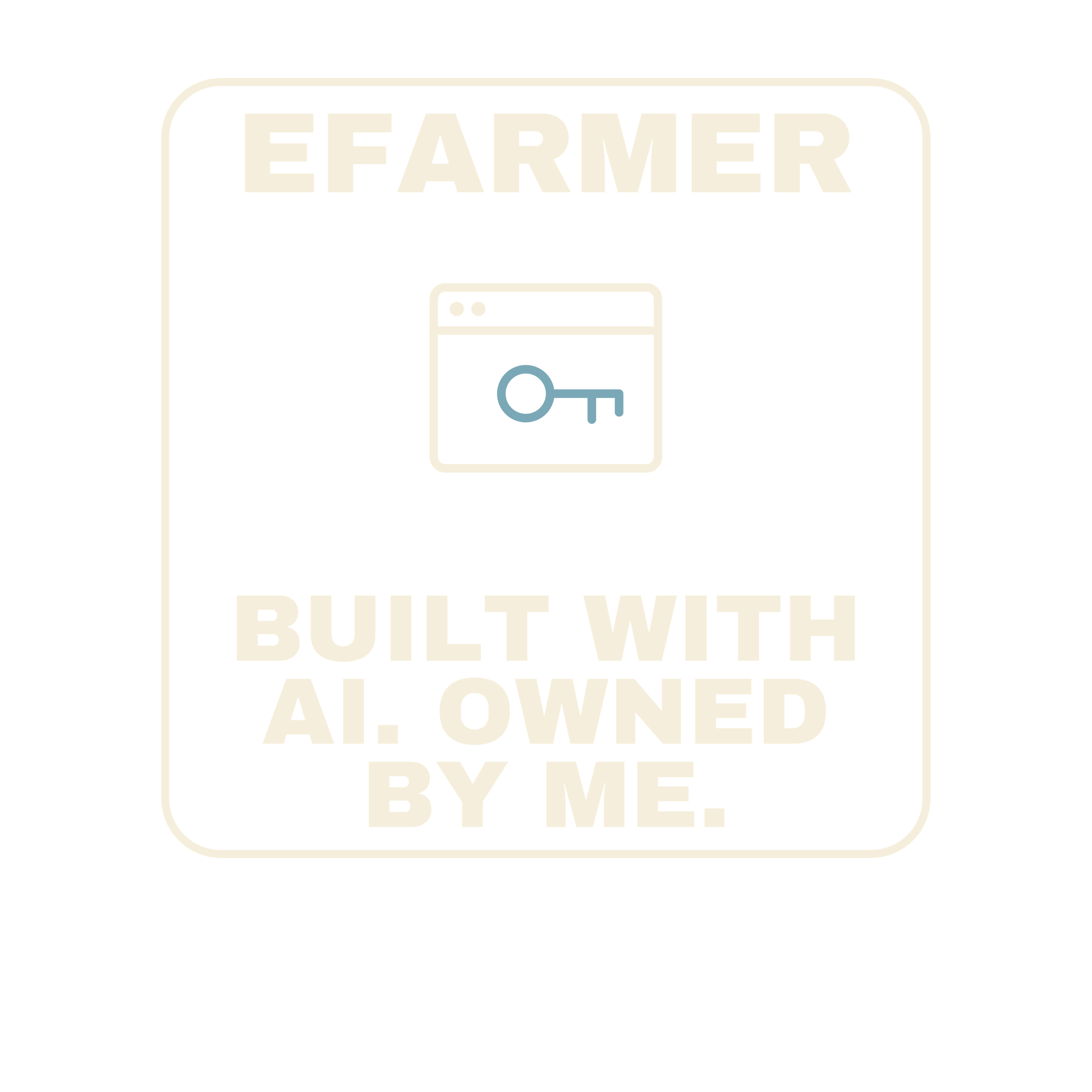 Efarmer — Built With AI. Owned by Me. Hoodie — Black, view 3