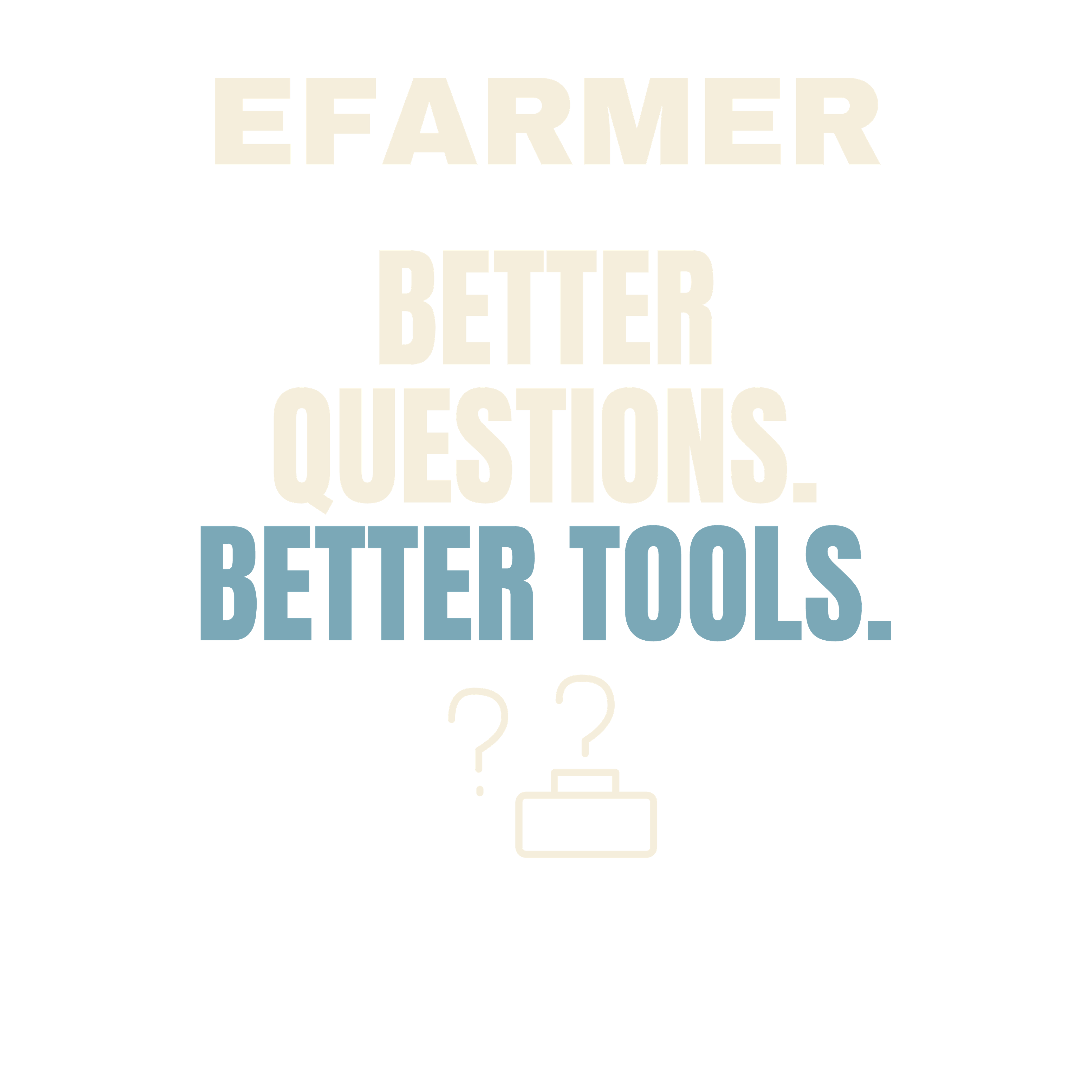 Efarmer — Better Questions. Better Tools. Hoodie — Black, view 3
