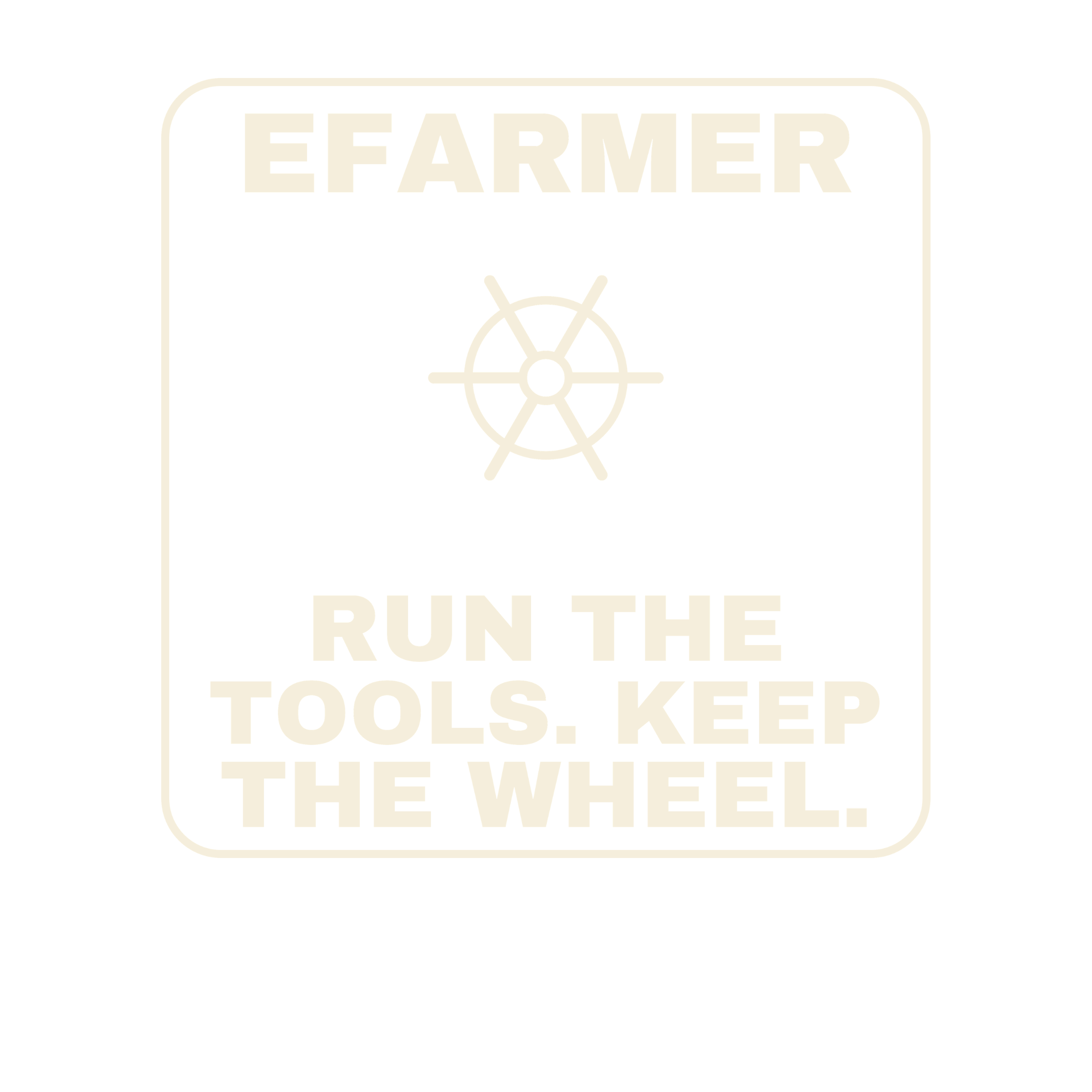 Efarmer — Run the Tools. Keep the Wheel. Hoodie — Black, view 3