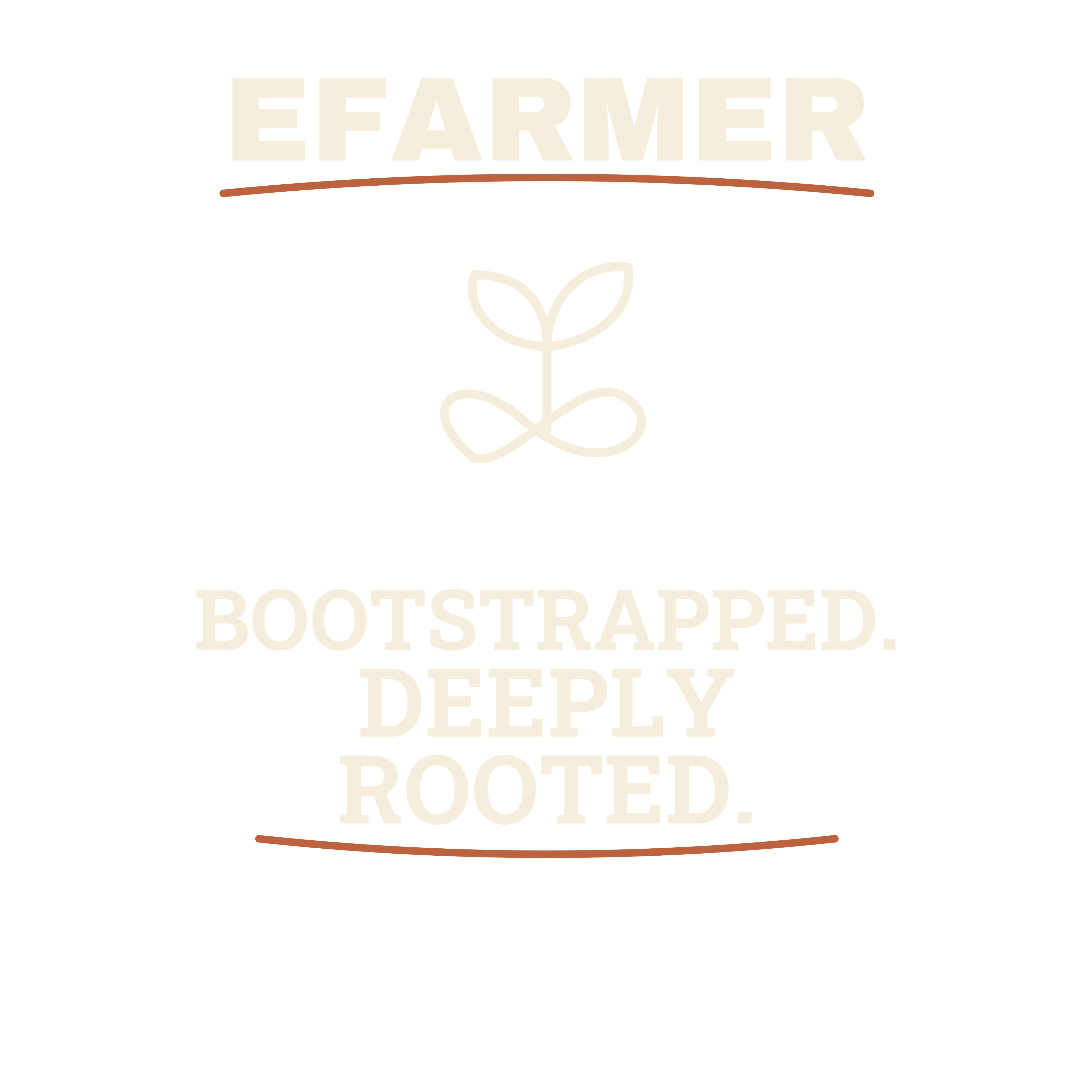 Efarmer — Bootstrapped. Deeply Rooted. Hoodie — Black, view 3