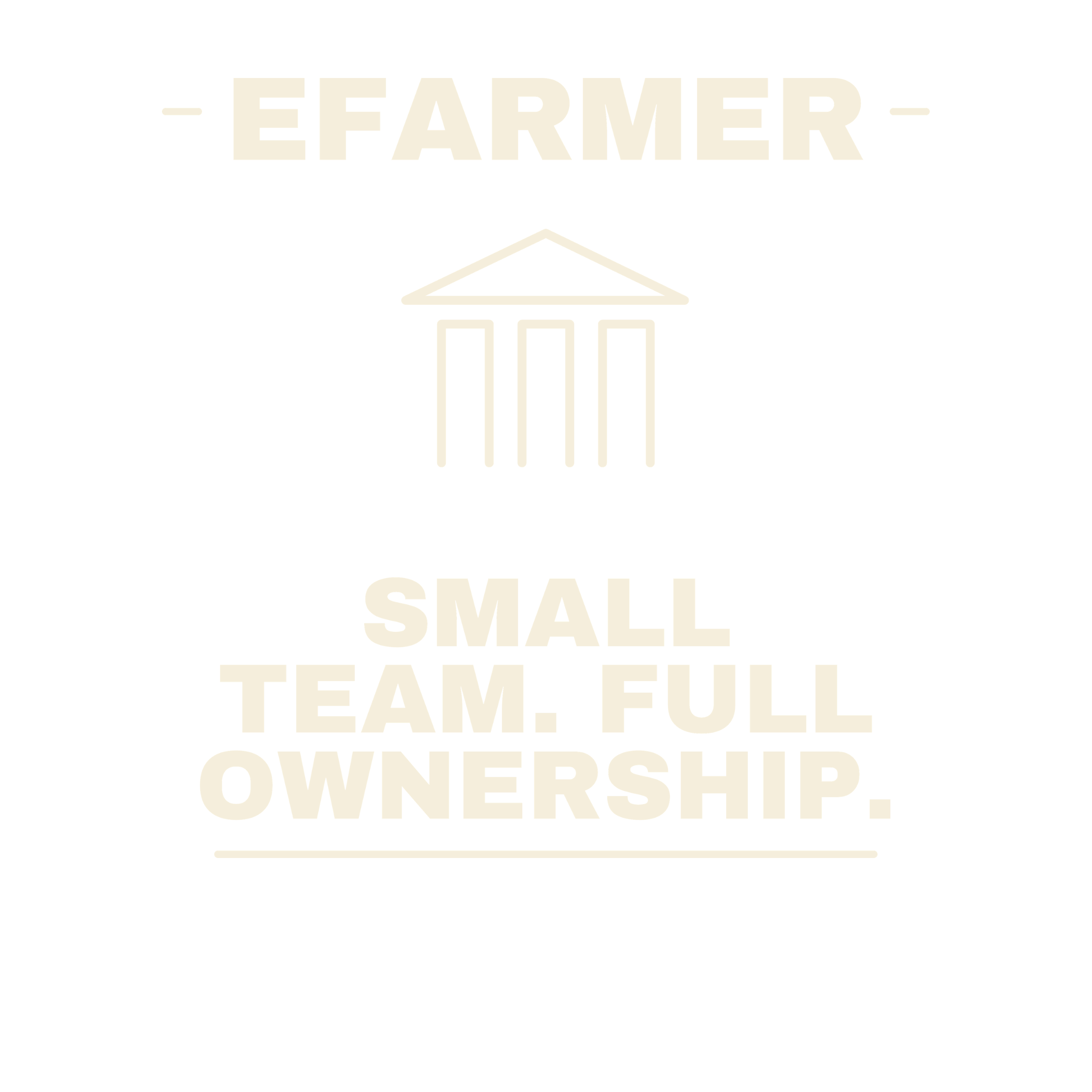 Efarmer — Small Team. Full Ownership. Hoodie — Black, view 3