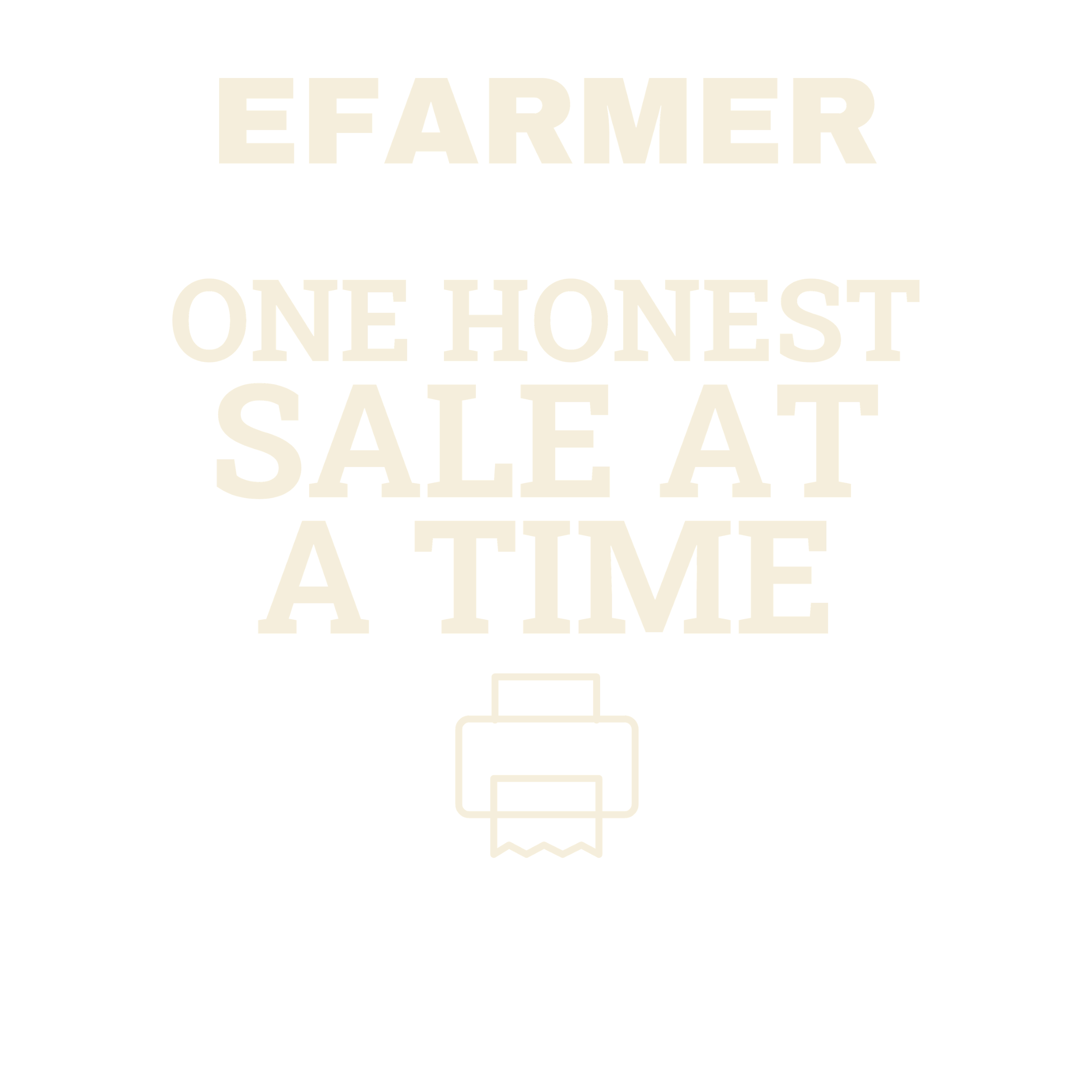Efarmer — One Honest Sale at a Time Hoodie — Black, view 3