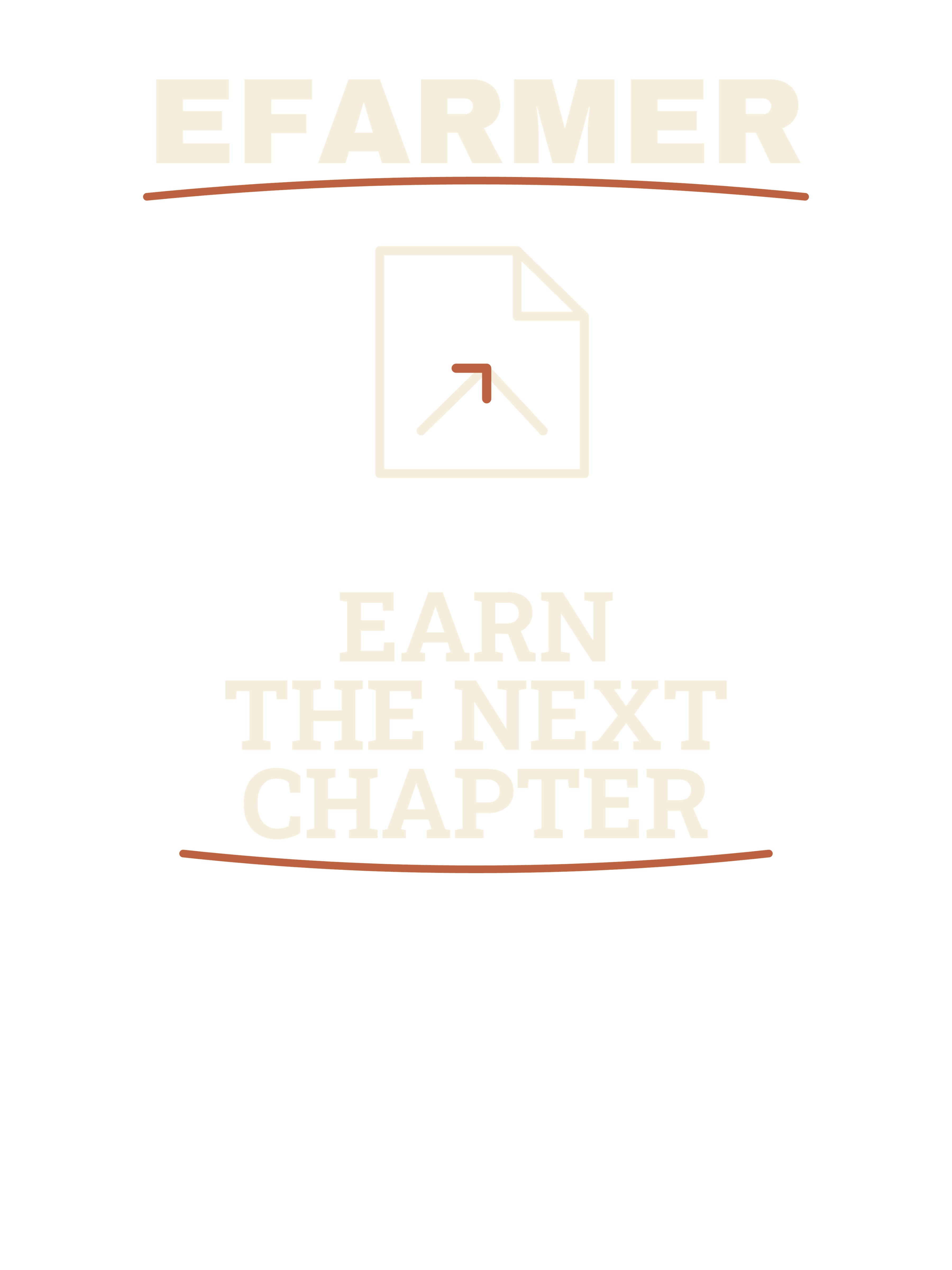 Efarmer — Earn the Next Chapter Tee — Black, view 3