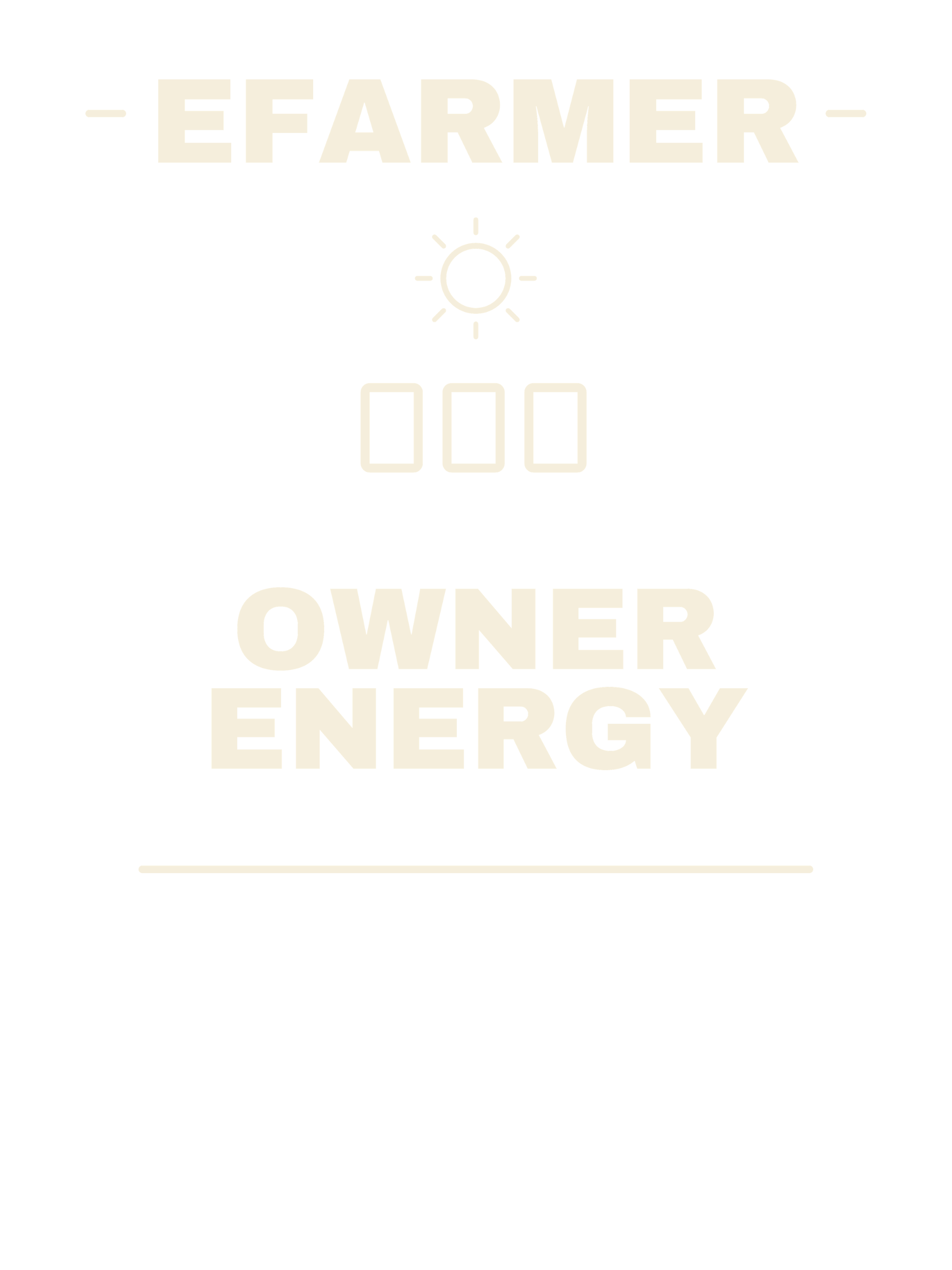 Efarmer — Owner Energy Tee — Black, view 3