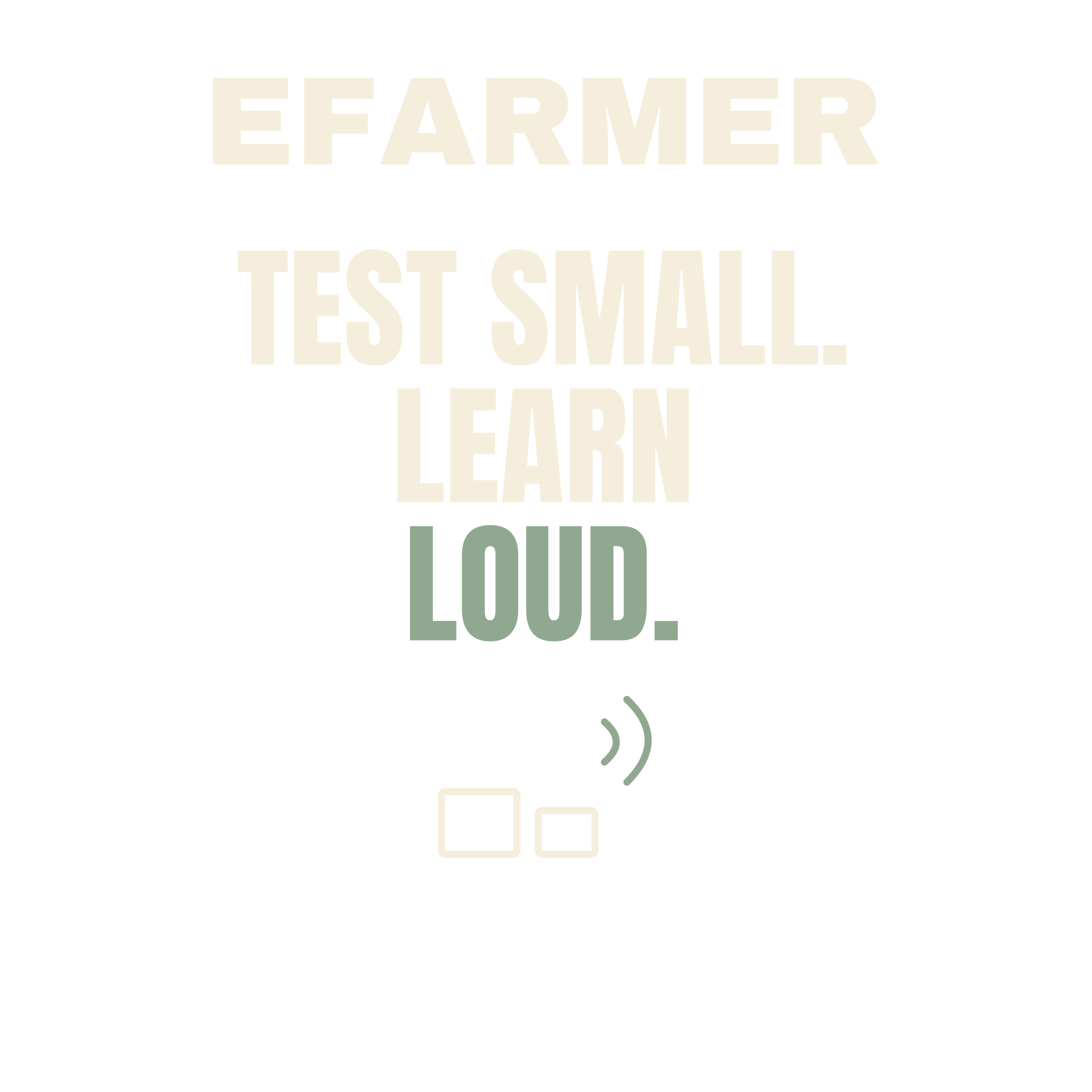Efarmer — Test Small. Learn Loud. Hoodie — Black, view 3