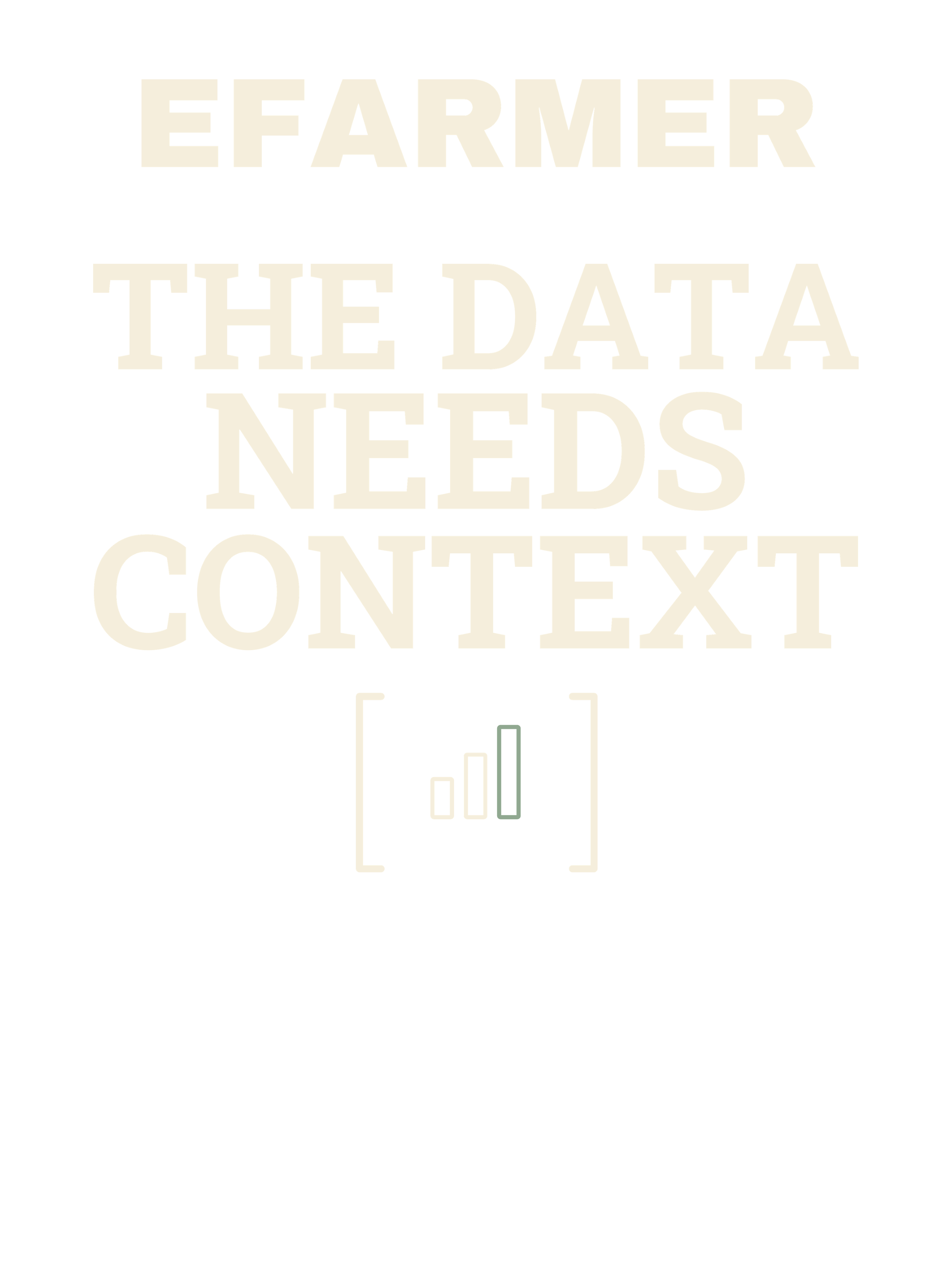 Efarmer — The Data Needs Context Tee — Black, view 3