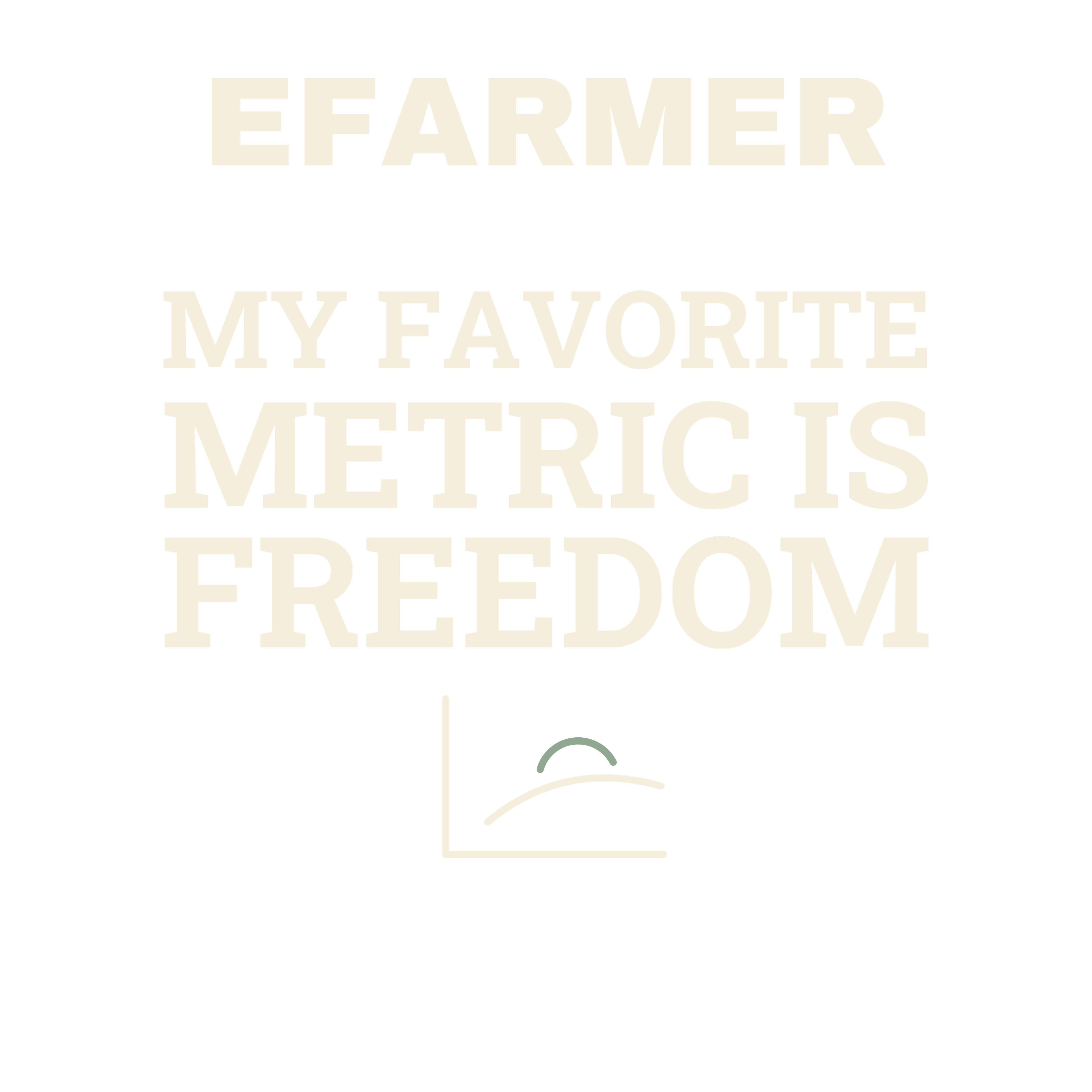 Efarmer — My Favorite Metric Is Freedom Hoodie — Black, view 3