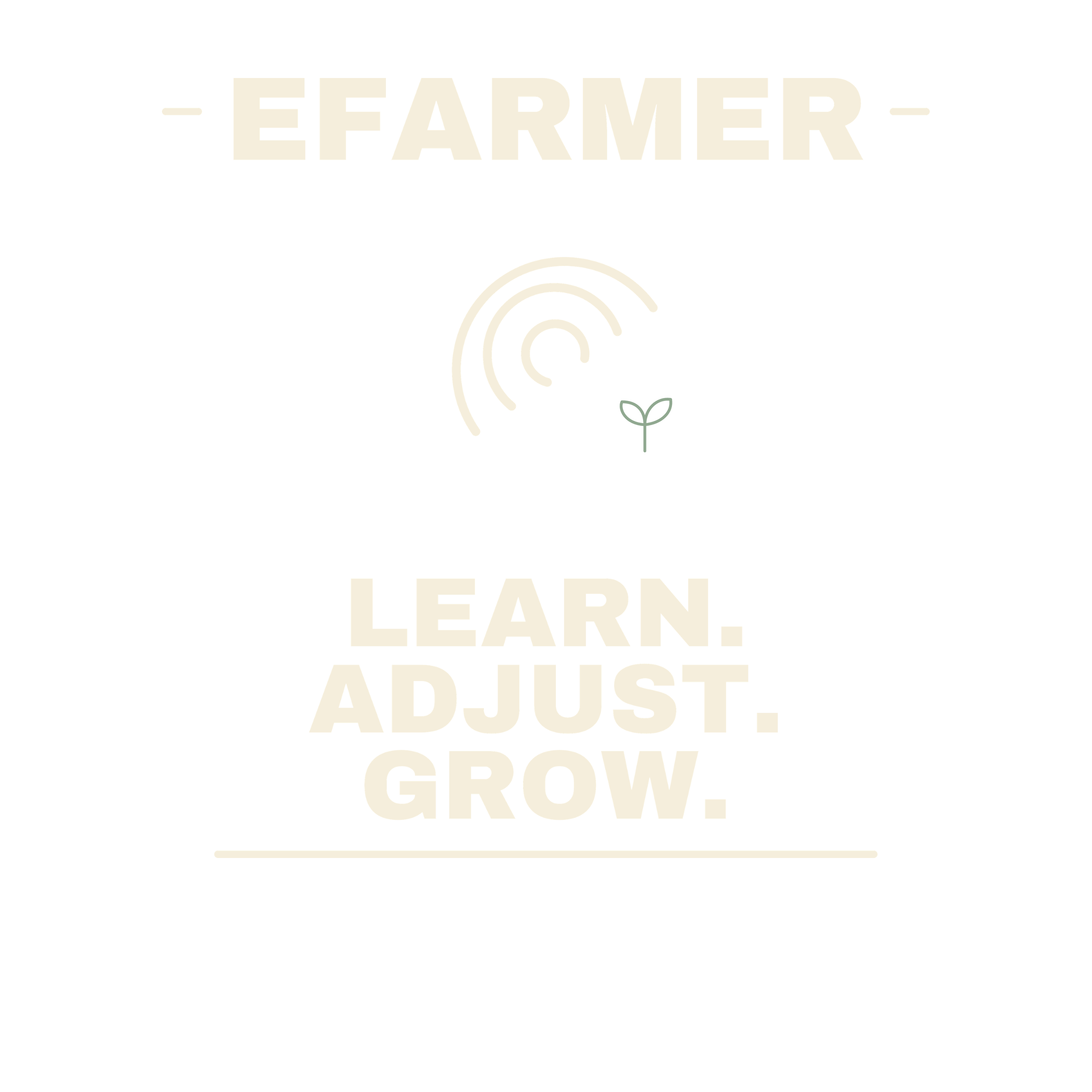 Efarmer — Learn. Adjust. Grow. Hoodie — Black, view 3