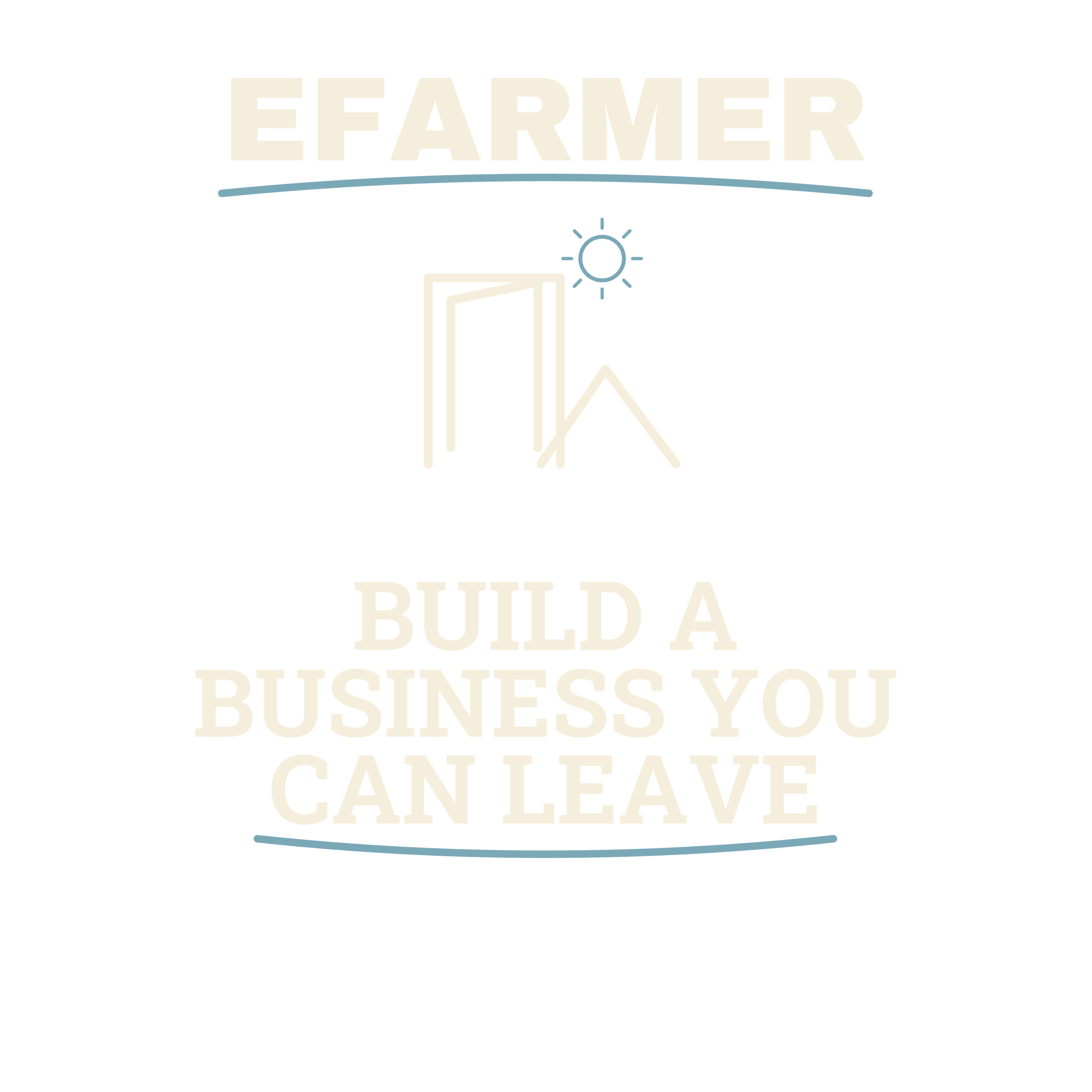Efarmer — Build a Business You Can Leave Hoodie — Black, view 3