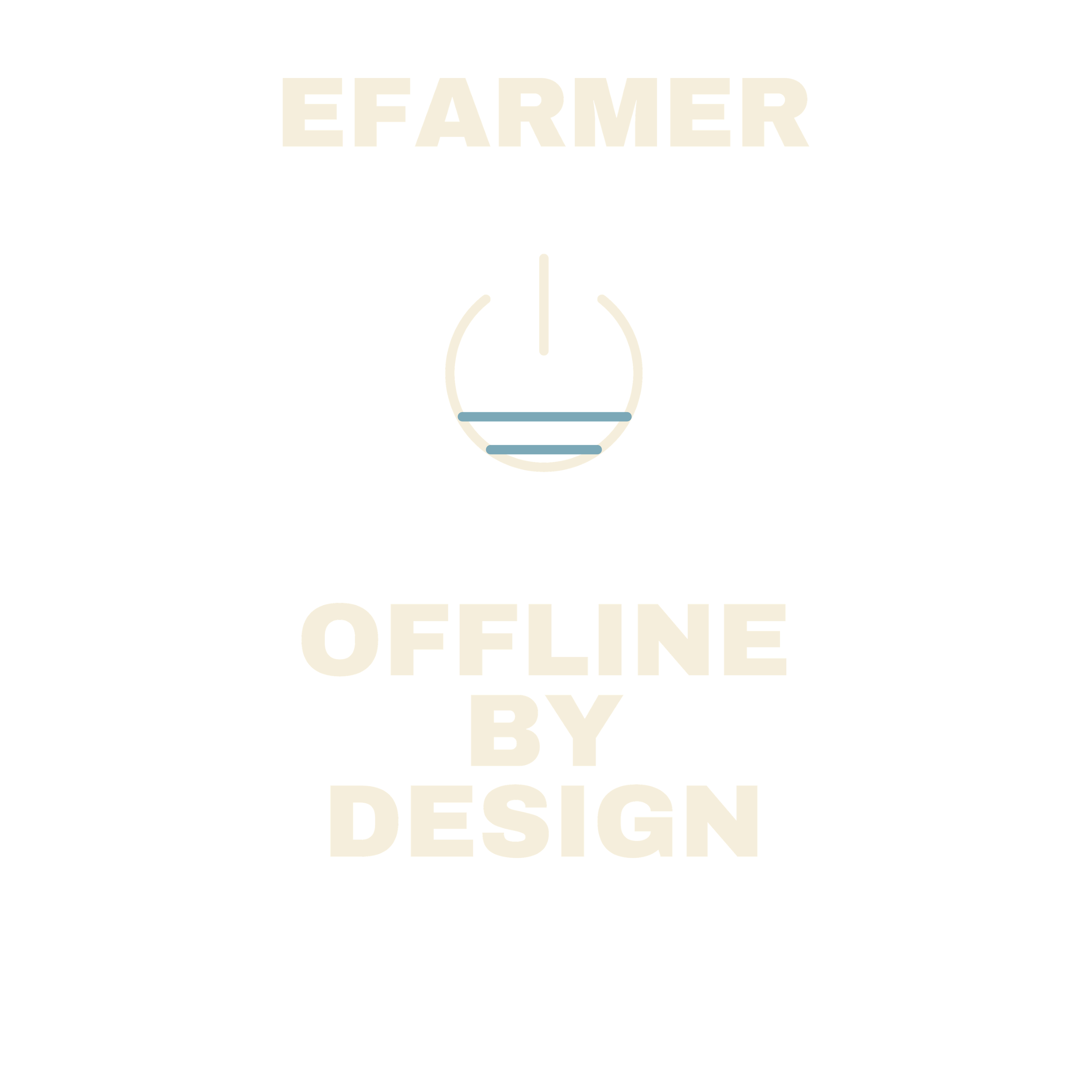 Efarmer — Offline by Design Hoodie — Black, view 3