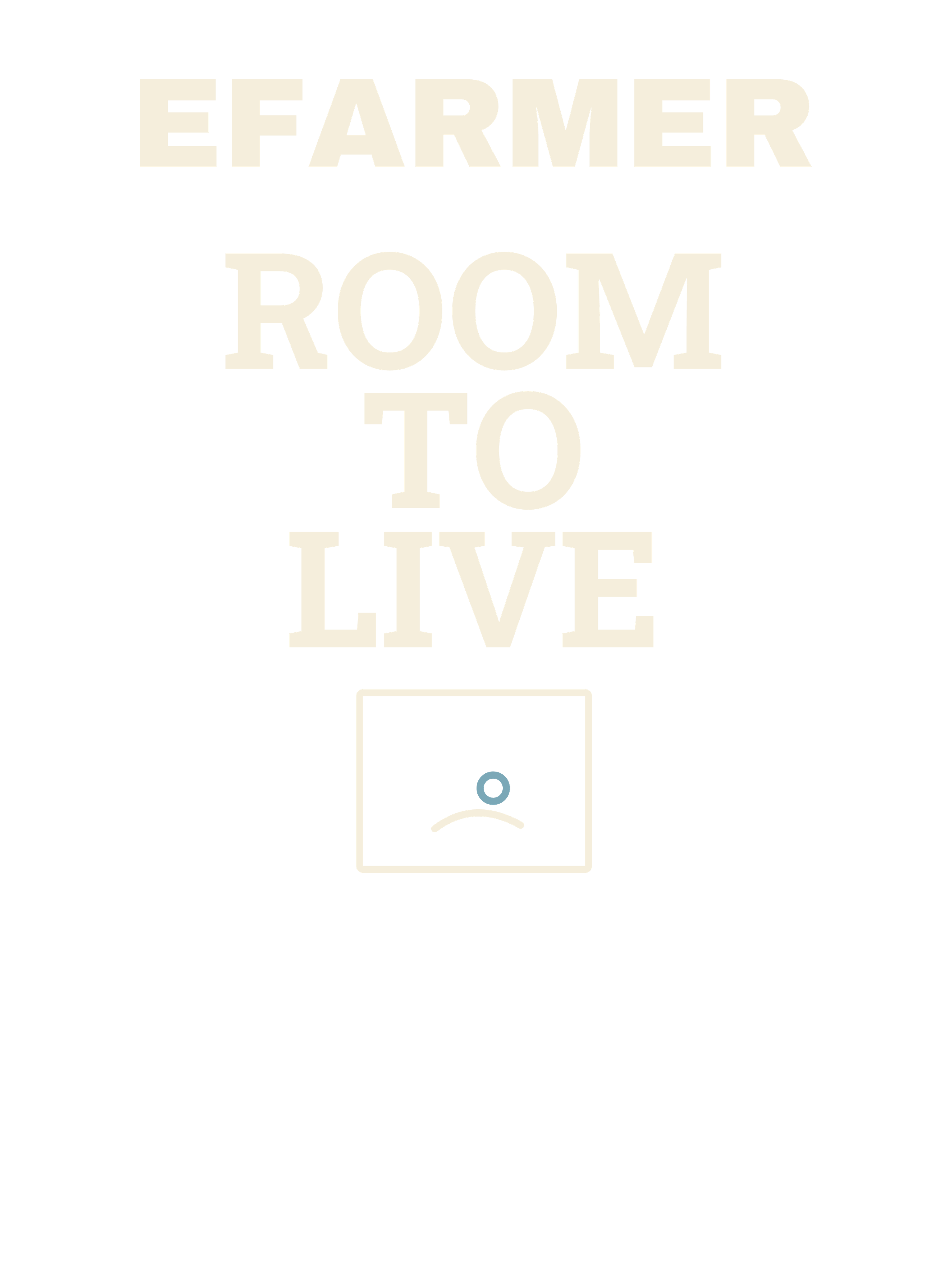 Efarmer — Room to Live Tee — Black, view 3
