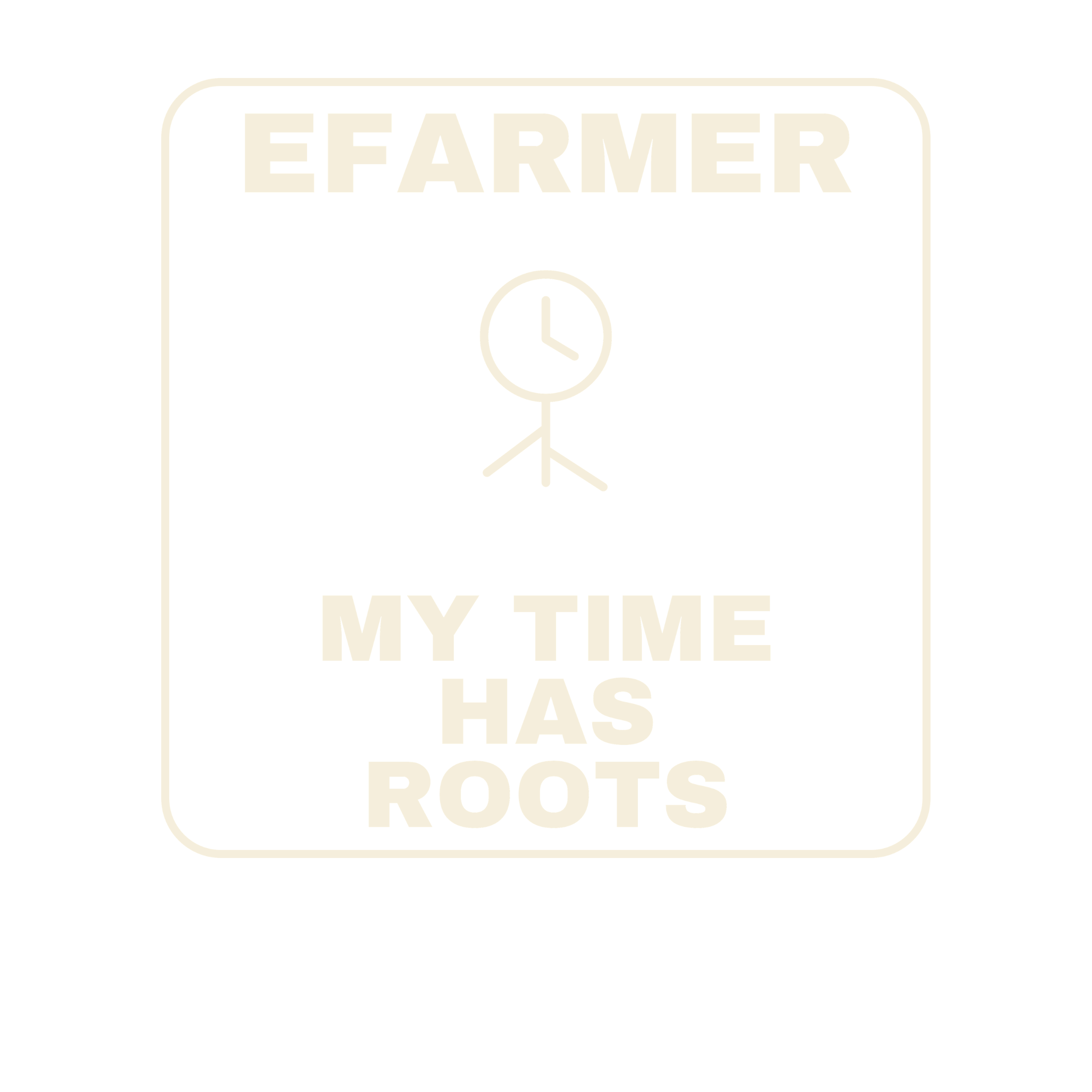 Efarmer — My Time Has Roots Hoodie — Black, view 3