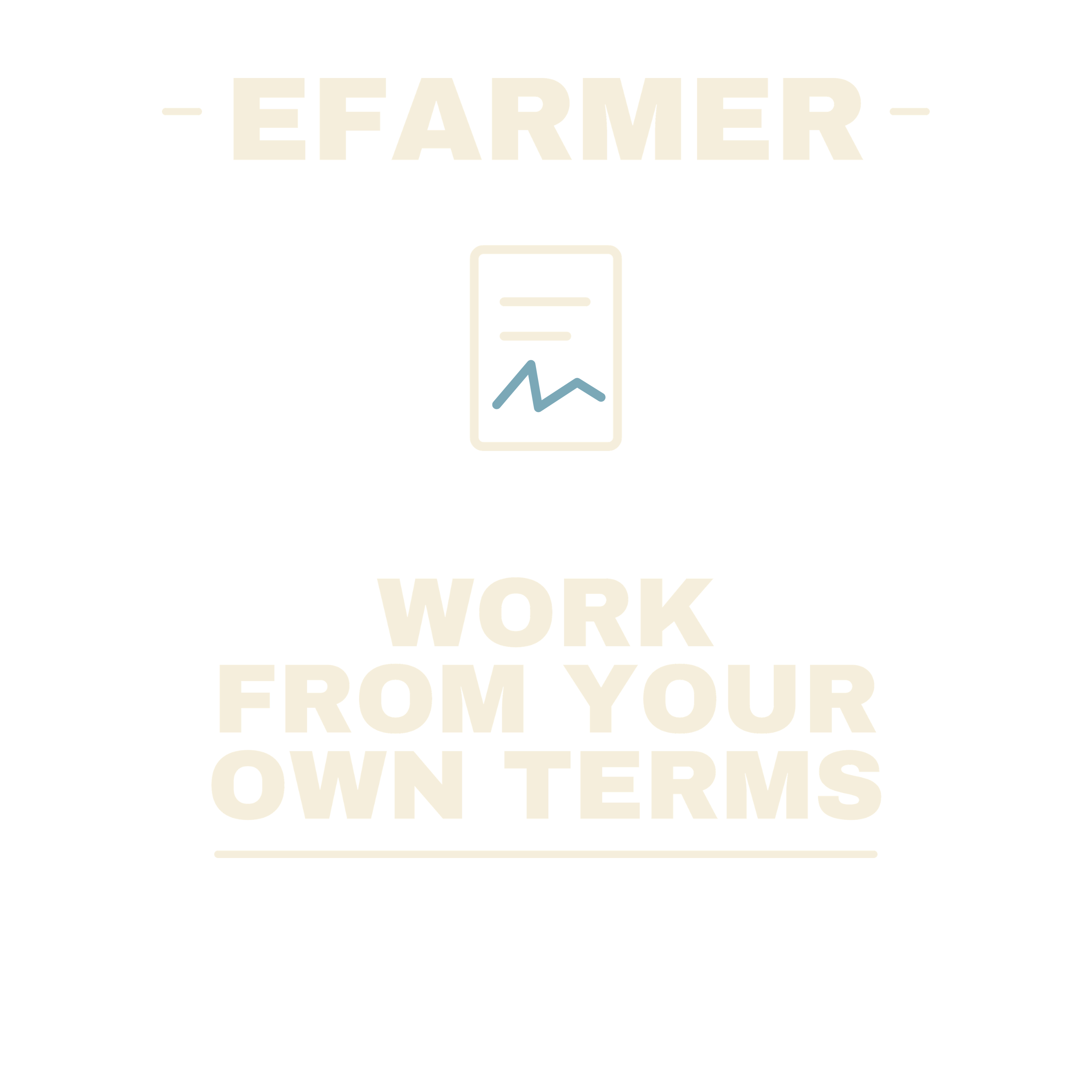 Efarmer — Work From Your Own Terms Hoodie — Black, view 3