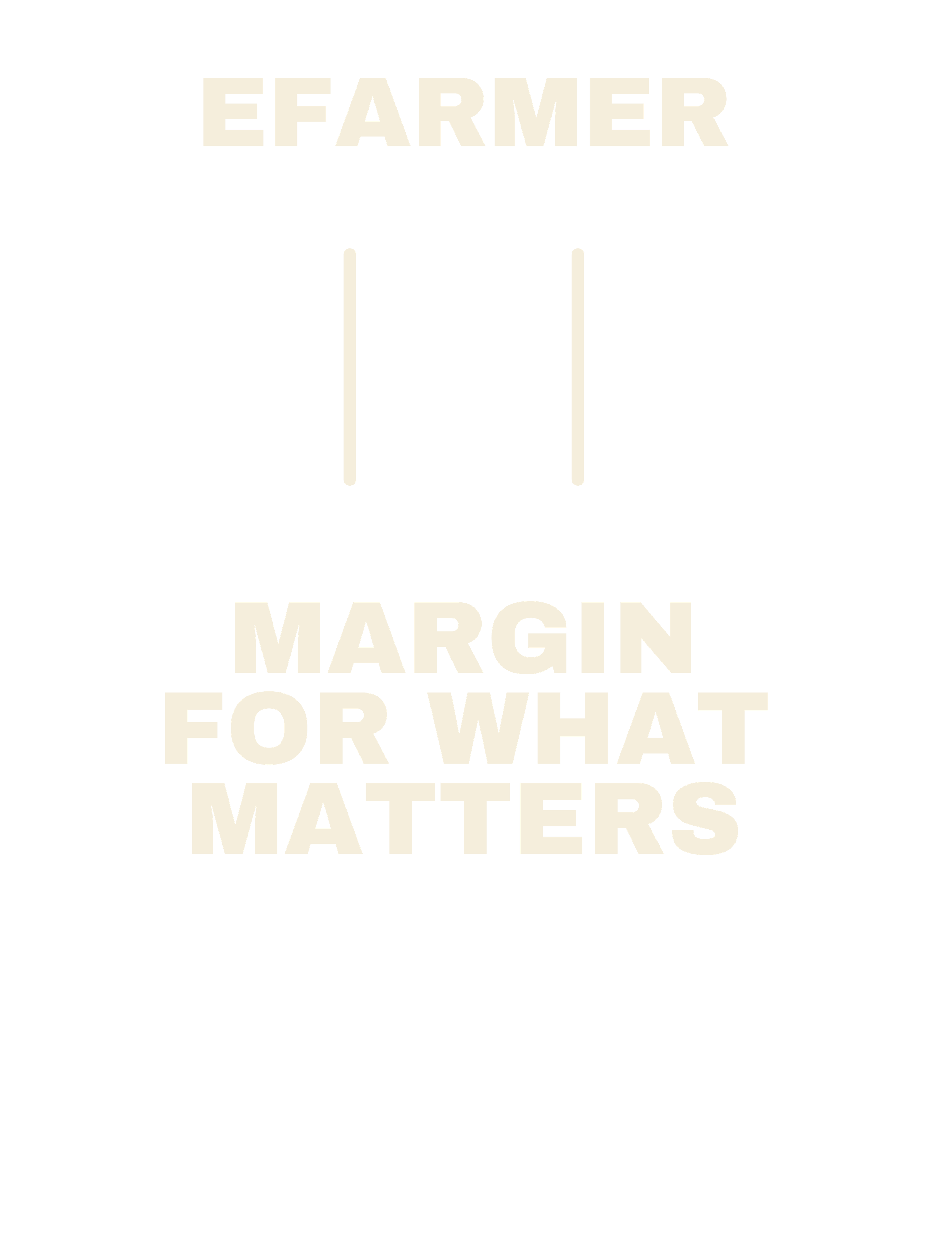 Efarmer — Margin for What Matters Tee — Black, view 3