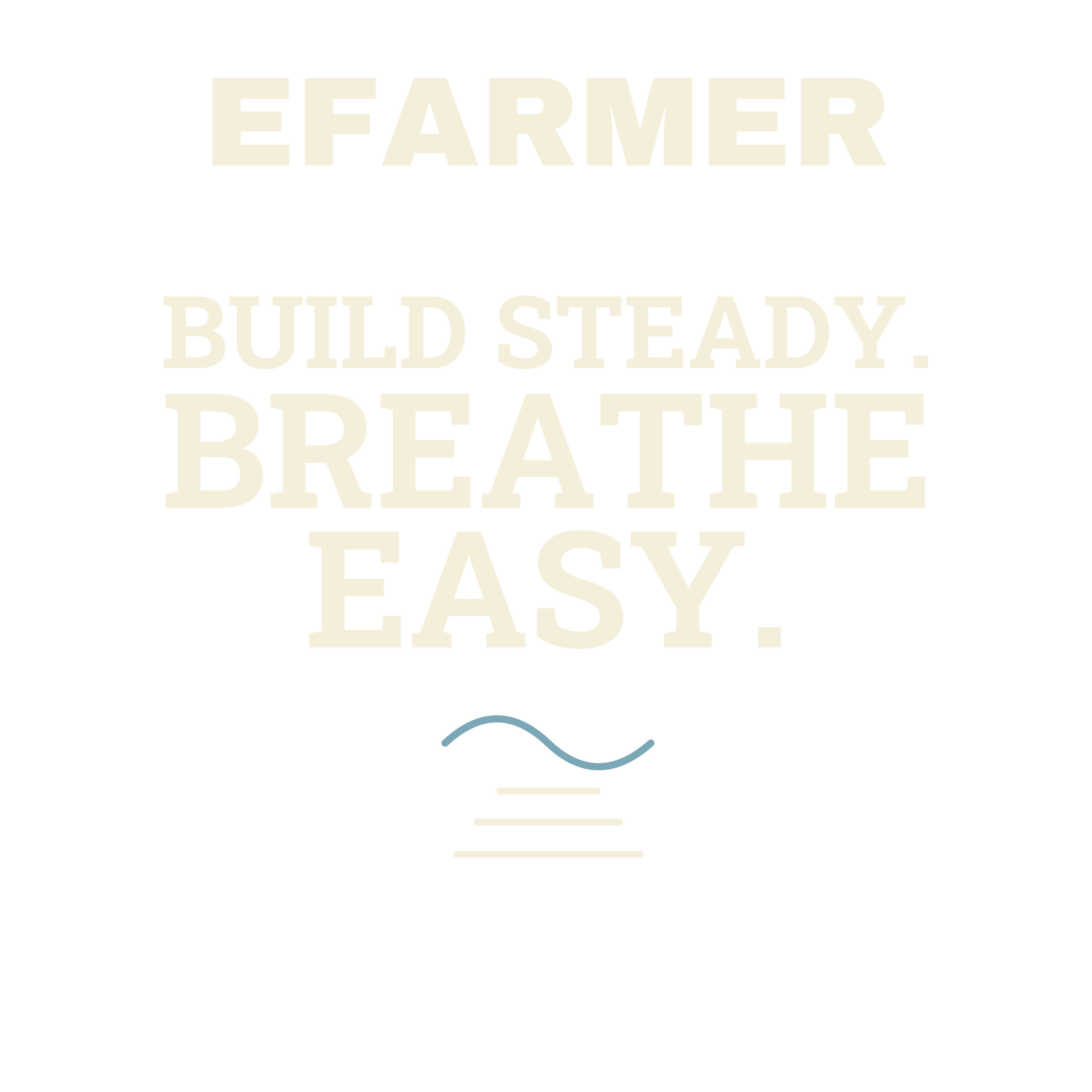 Efarmer — Build Steady. Breathe Easy. Hoodie — Black, view 3