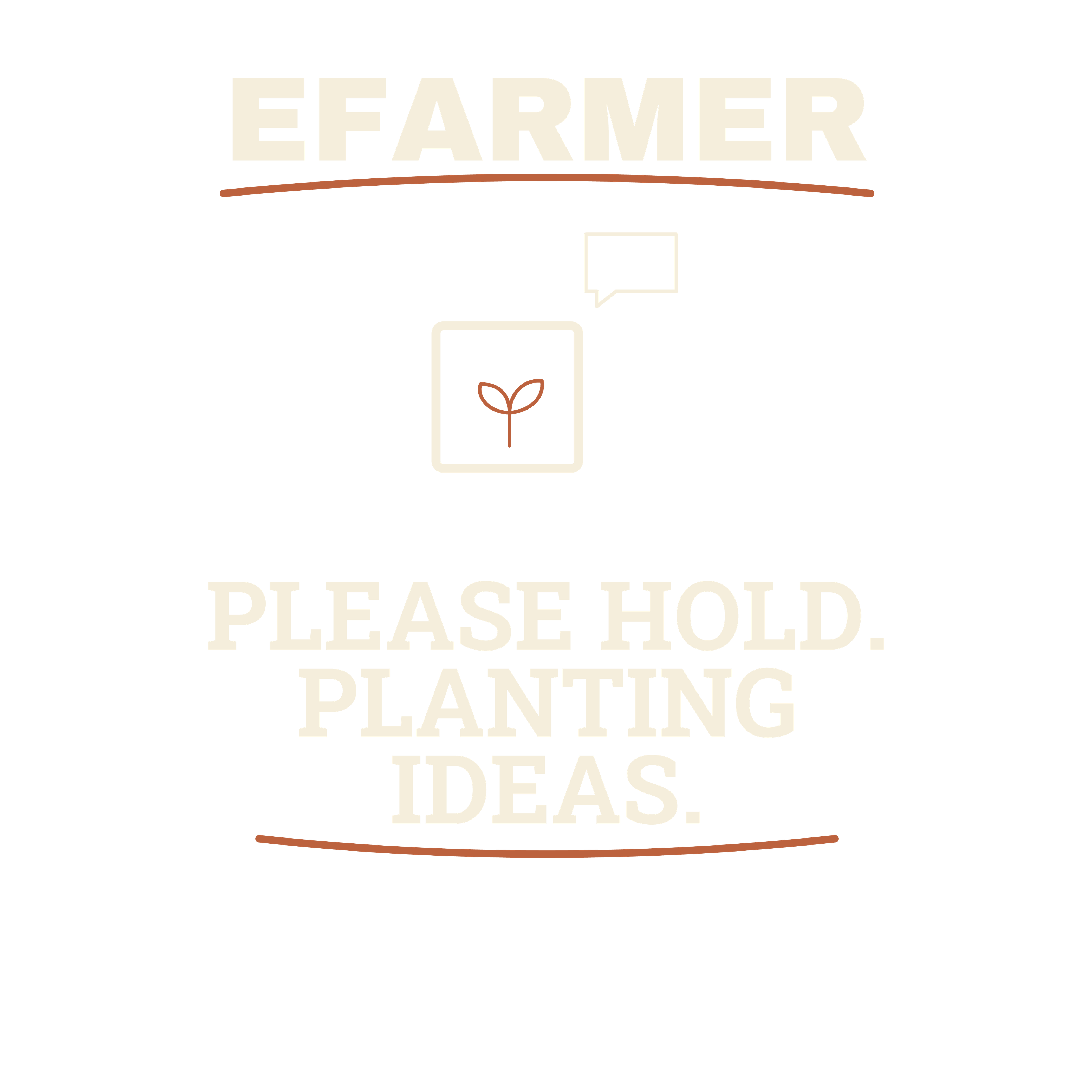 Efarmer — Please Hold. Planting Ideas. Hoodie — Black, view 3