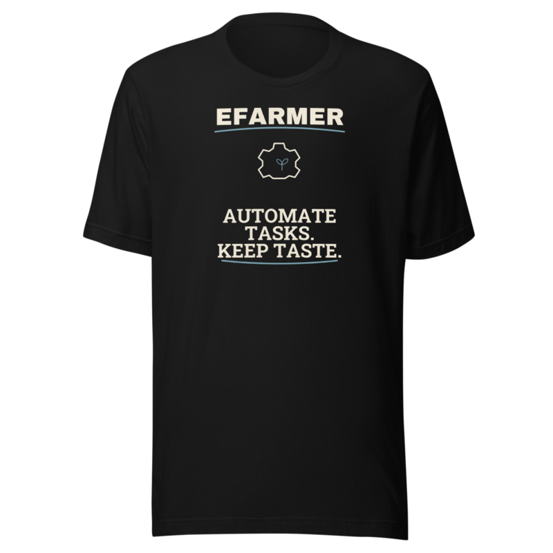 Efarmer — Automate Tasks. Keep Taste. Tee