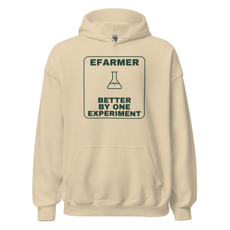Efarmer — Better by One Experiment Hoodie — Black, view 2